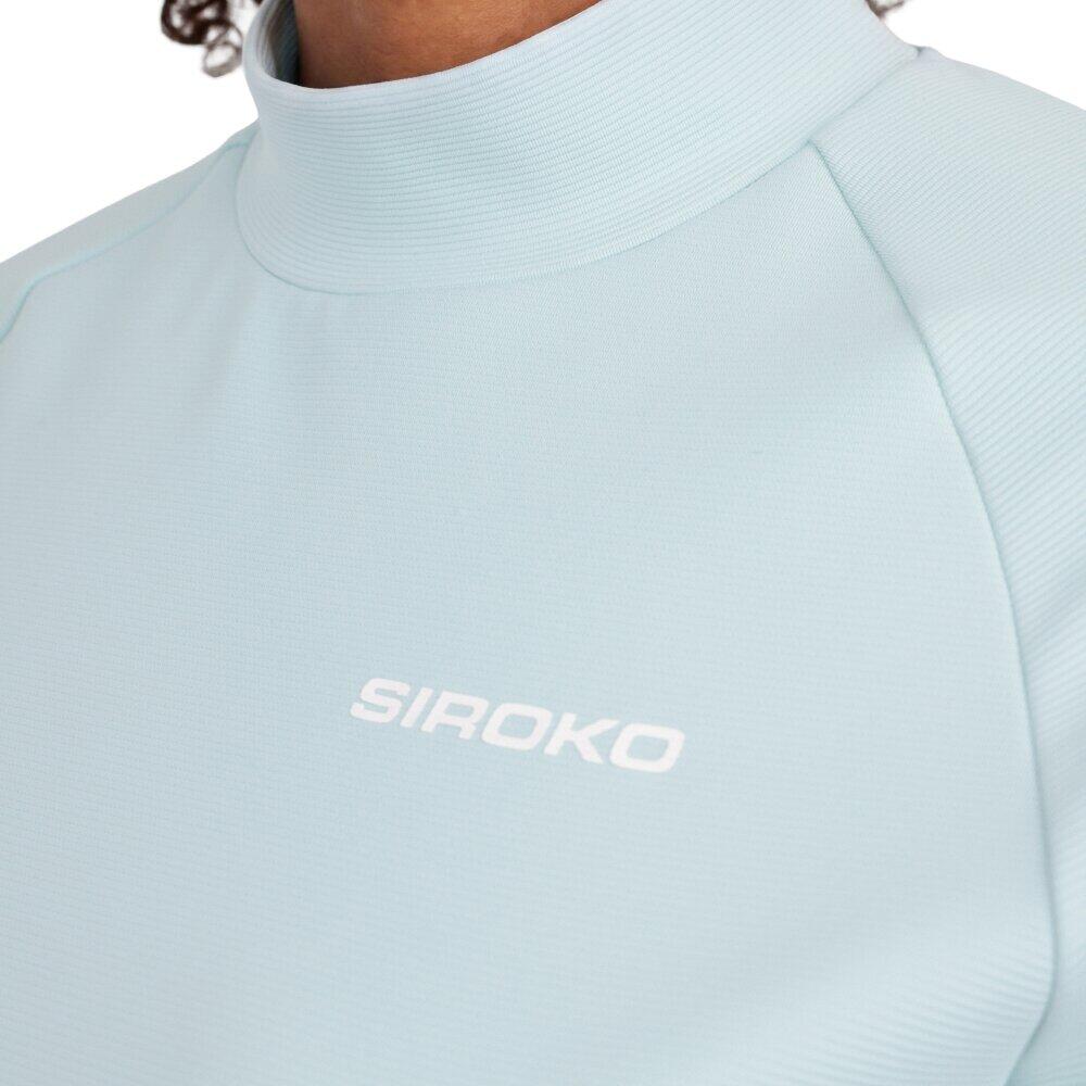 Camiseta interior cuello alto trail running mujer Aizkorri-W Blue Azul 4/7
