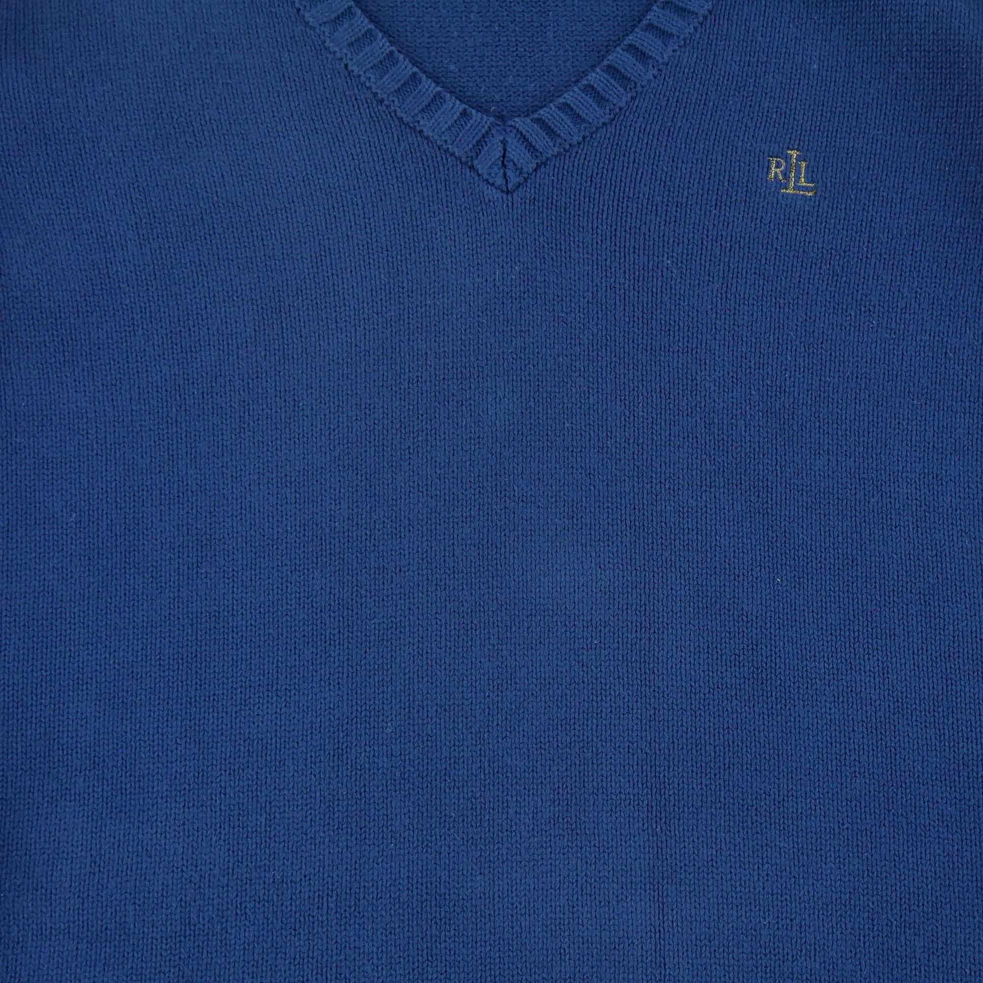 Lauren Ralph Lauren Women's Sweater Navy 3/4
