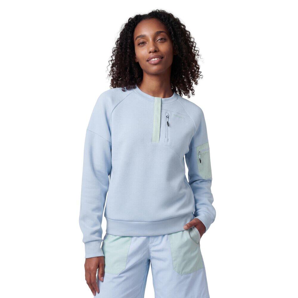 Damen wander-sweatshirt Tatras-W Blue Blau 1/6