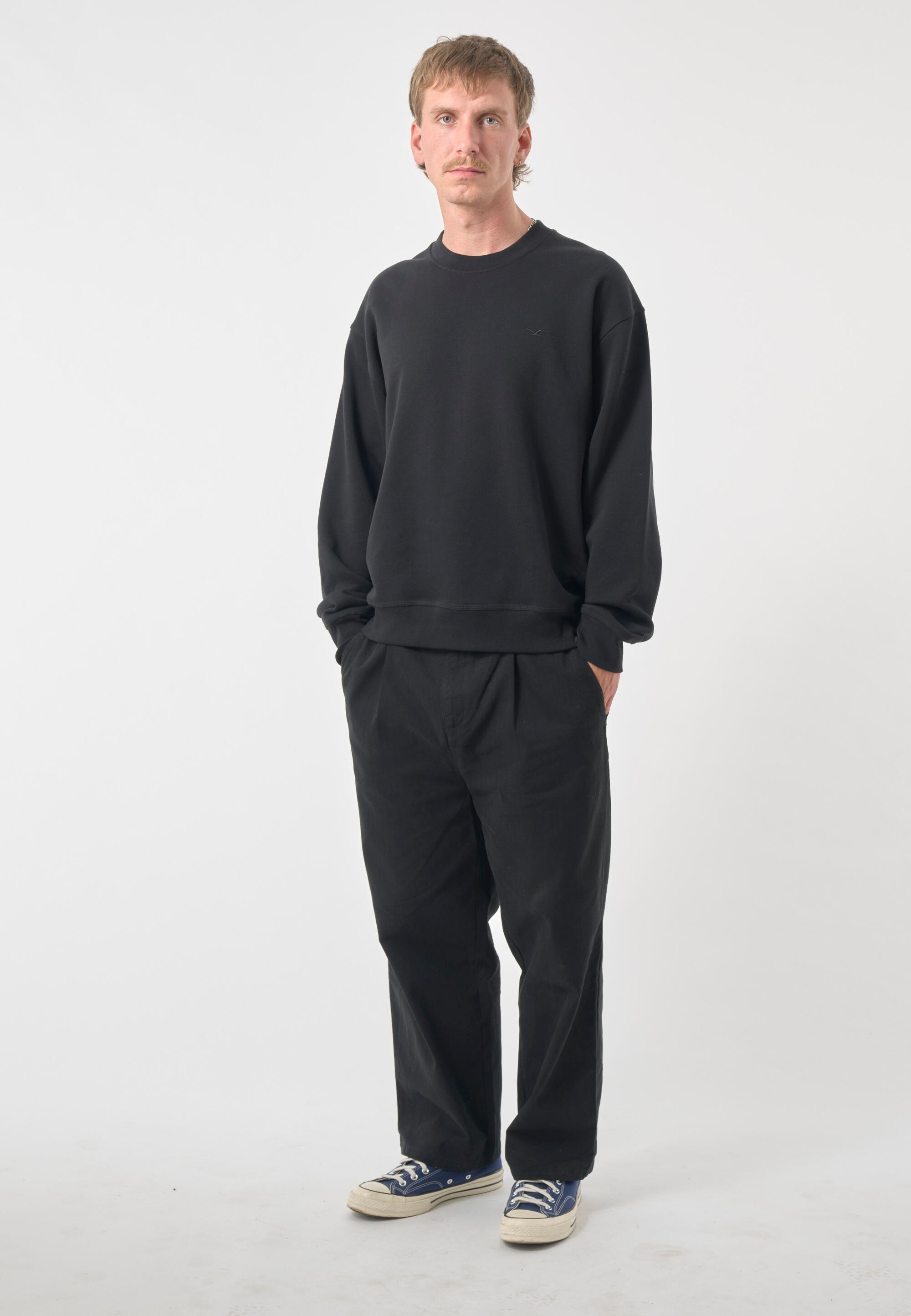 Sweatshirt Boxy Crewneck Ligull Boxy Crop 4/5