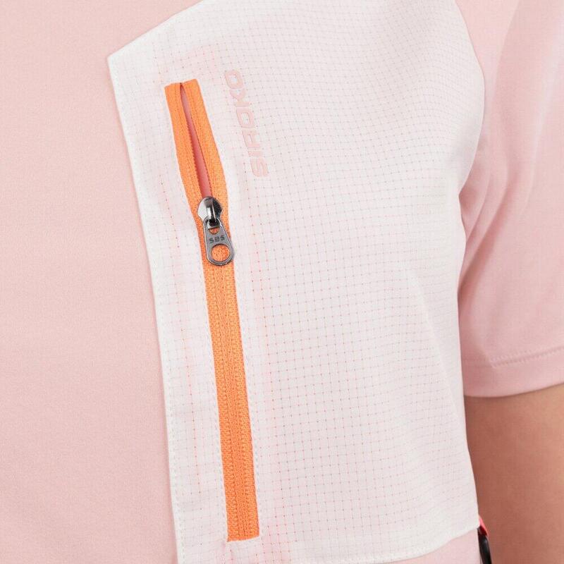 Tricou tehnic de drumeție pentru femei Waterton-W Pink Roz
