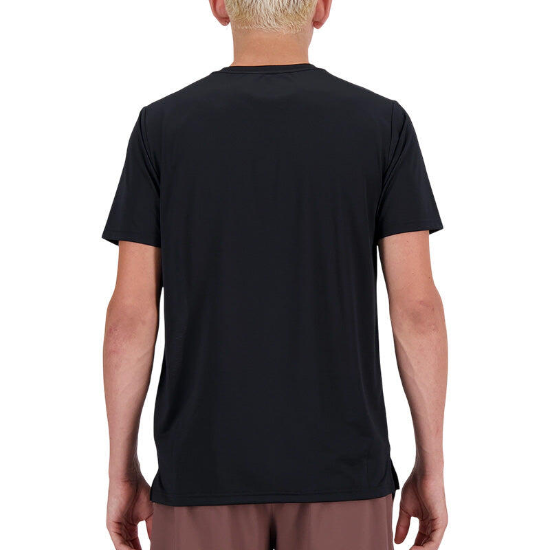 Tee-shirt New Balance MT41222 Tee-Shirt NewBalance Marine gris 3/4