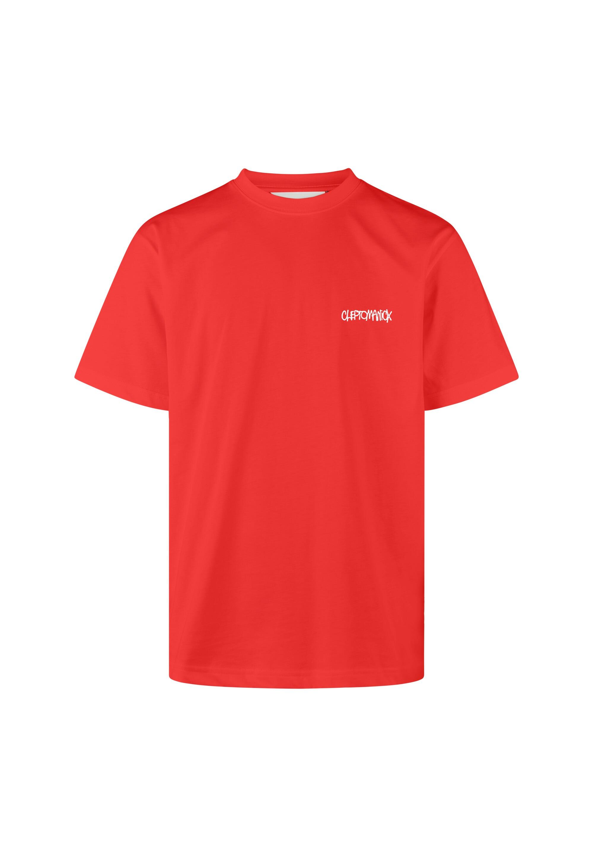 T-Shirt mit großem Rückenprint 1/4