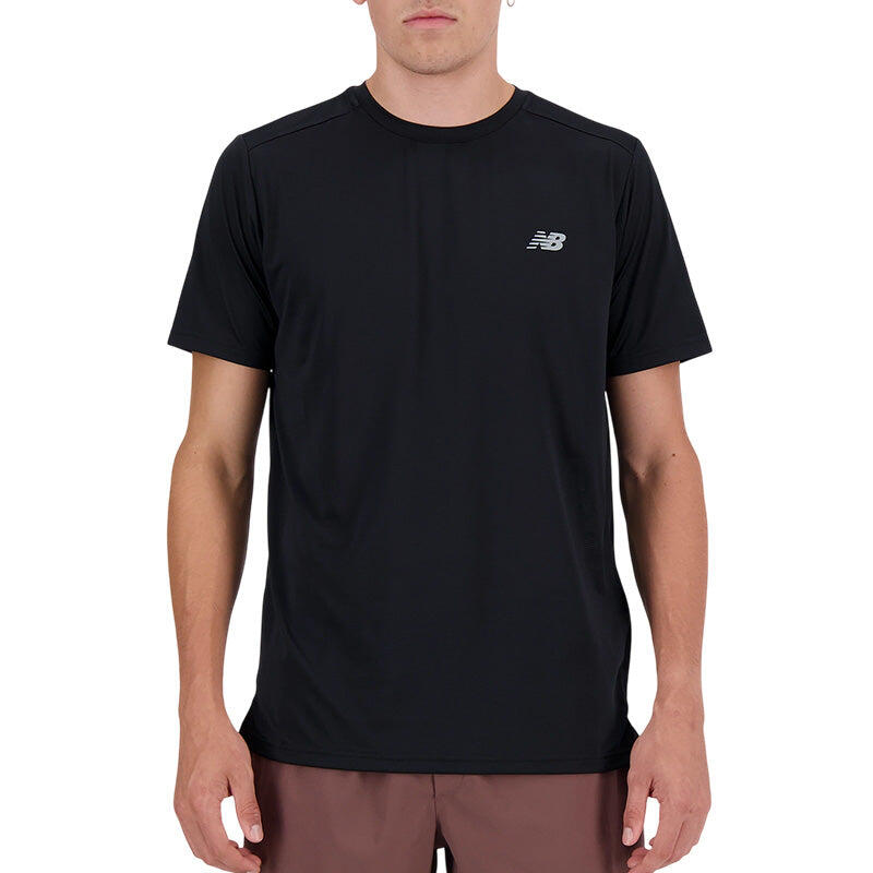 Tee-shirt New Balance MT41222 Tee-Shirt NewBalance Marine gris 2/4