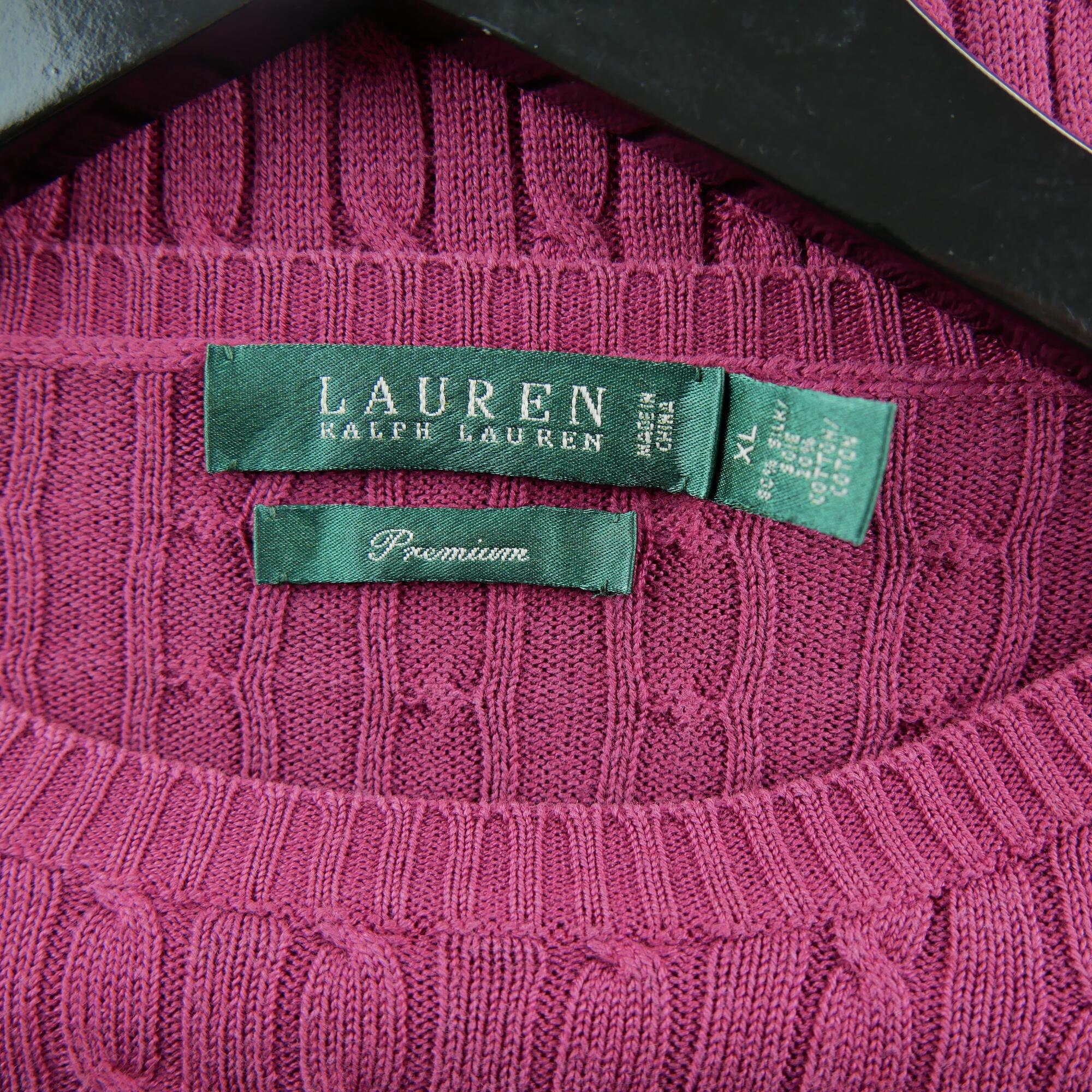 Women's Sweater Burgundy 5/5