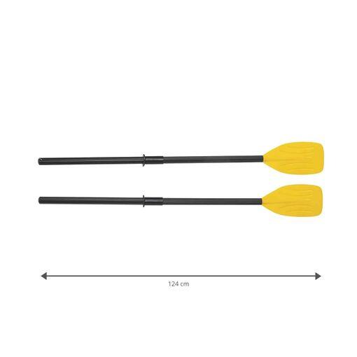 Vasle pliabile 2 in 1 pentru caiac si SUP, Bestway, 124/150 cm, 3 sectiuni