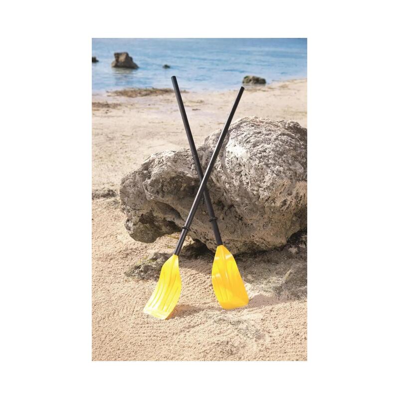 Vasle pliabile 2 in 1 pentru caiac si SUP, Bestway, 124/150 cm, 3 sectiuni