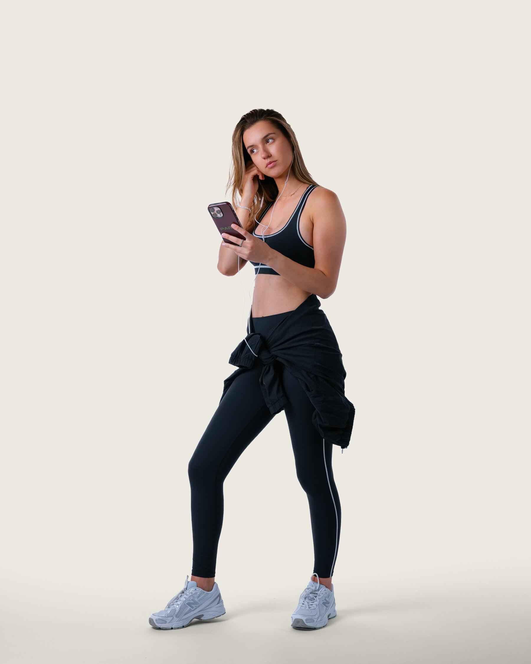 Dames racerback sportbeha voor gym en hardlopen – zwart 4/6