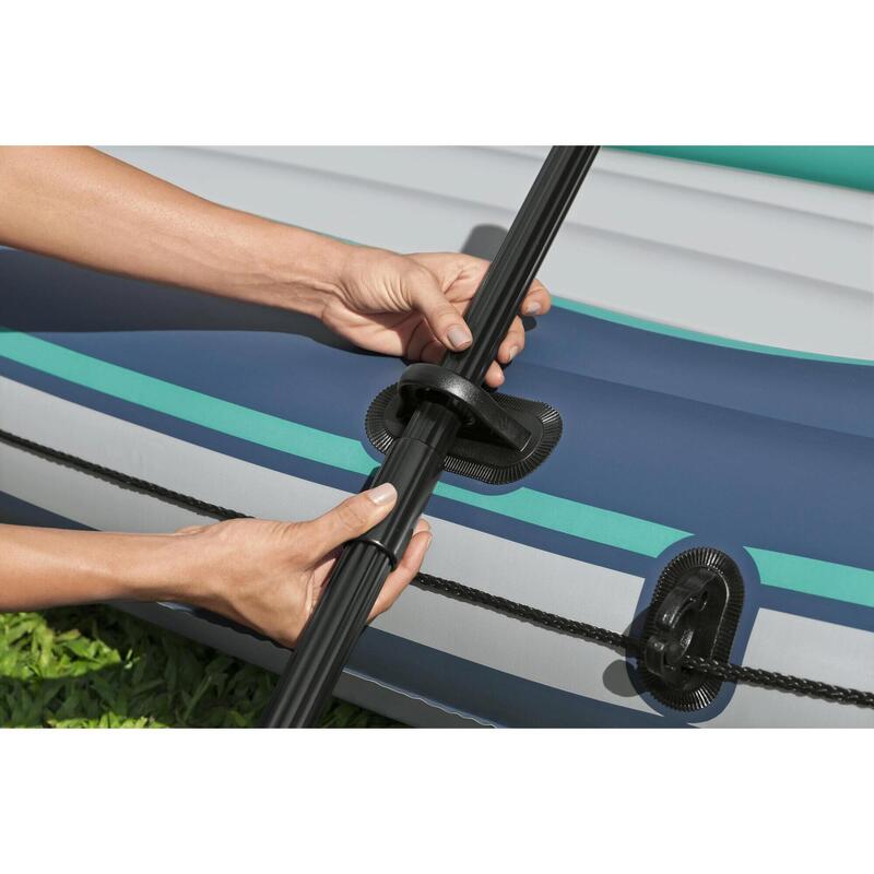 Vasle pliabile 2 in 1 pentru caiac si SUP, Bestway, 124/150 cm, 3 sectiuni