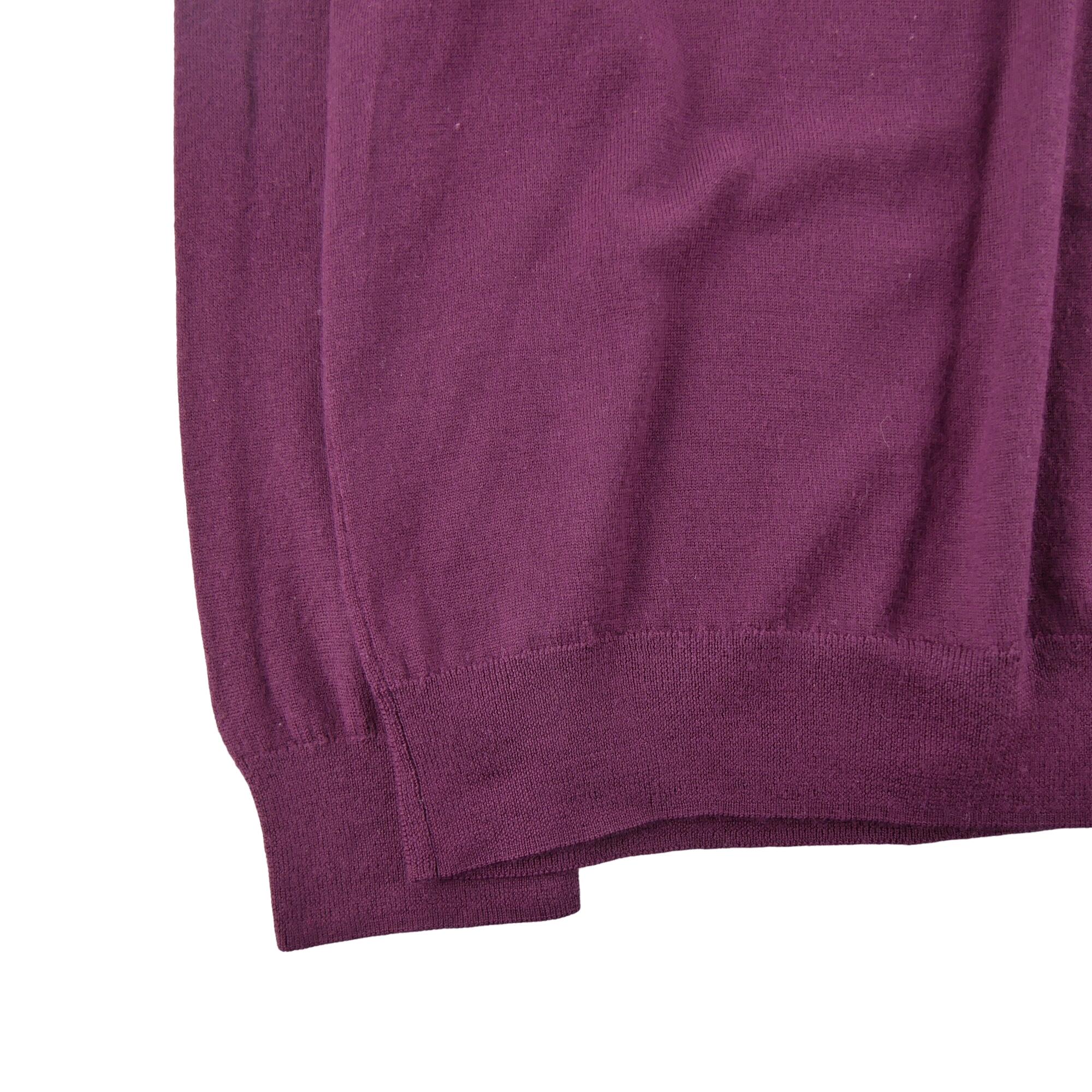 Refurbished - Pullover Herren aus Wolle Bordeaux - Wie neu 4/5
