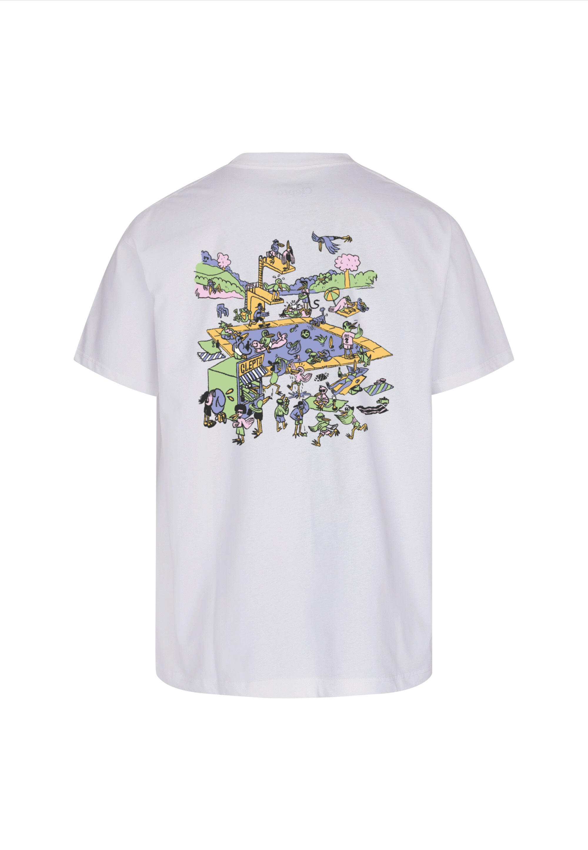 T-Shirt mit großem Backprint 2/5