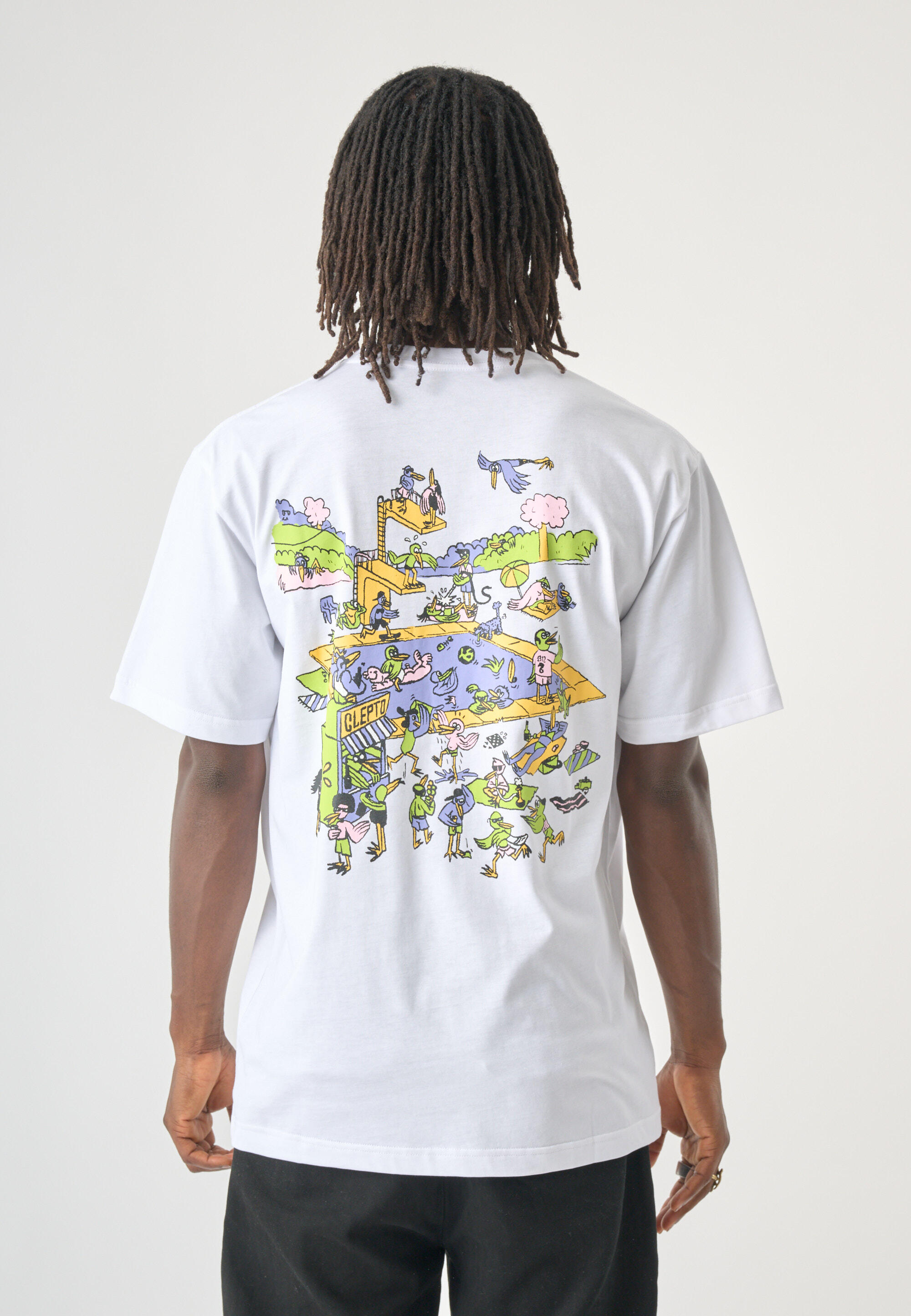 T-Shirt mit großem Backprint 5/5
