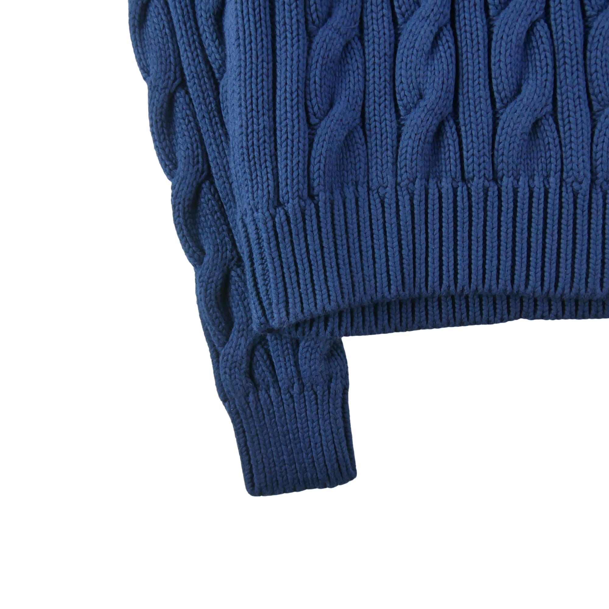 Pull Femme  col roulé Marine 4/6