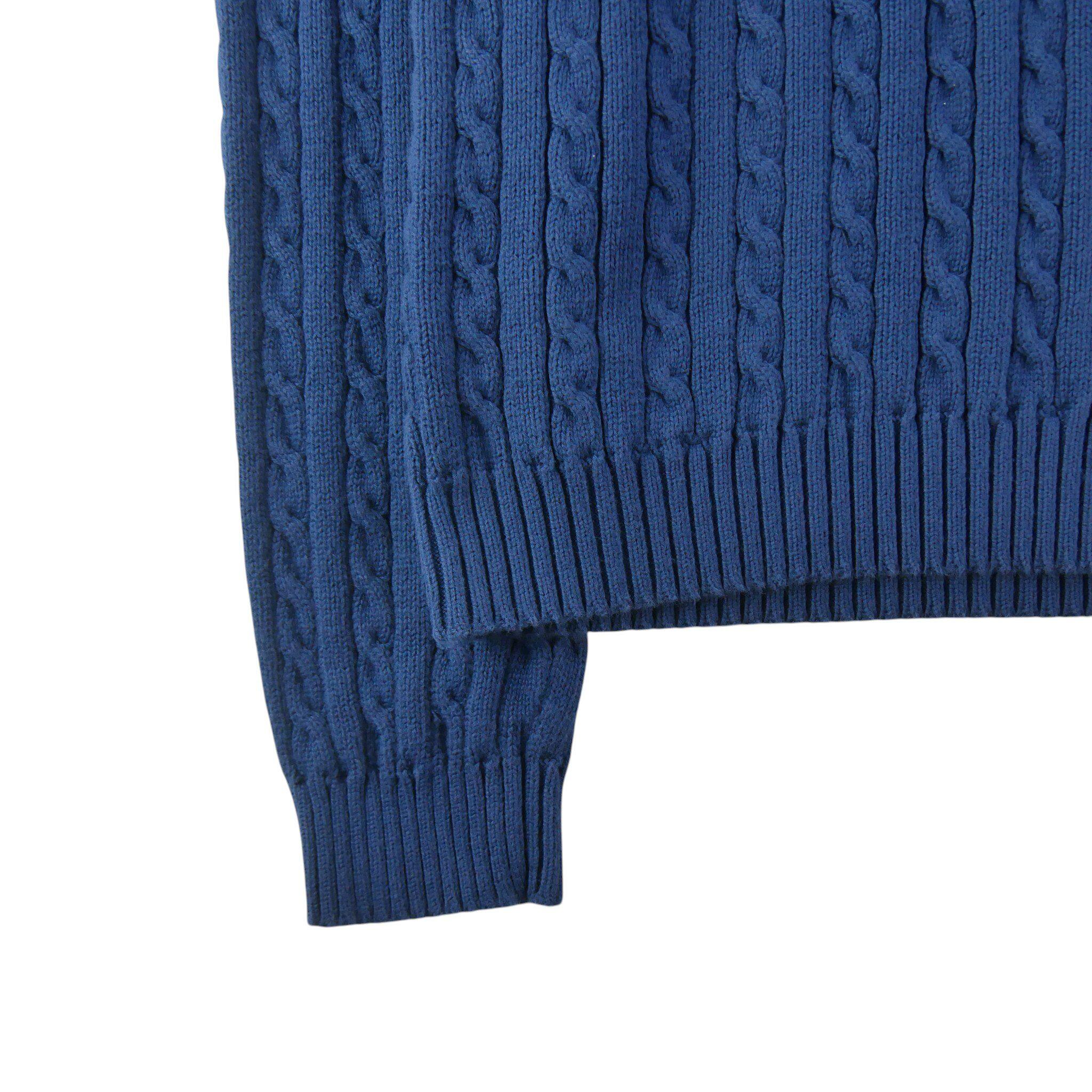 Lauren Ralph Lauren Maglione donna torsadato blu 4/6