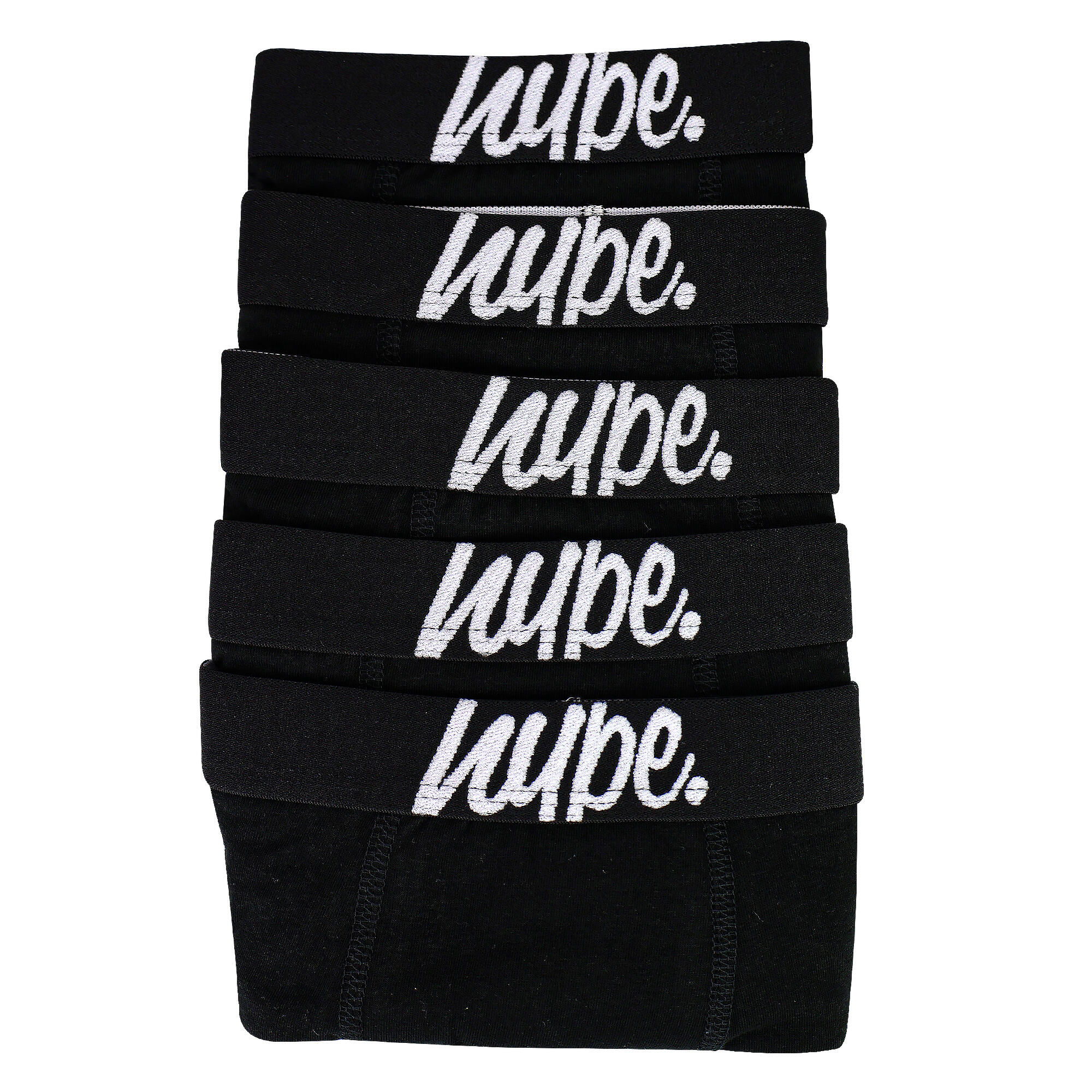 Hype - Lot de 5 Boxers Garçon Noir Coton Confort 2/5