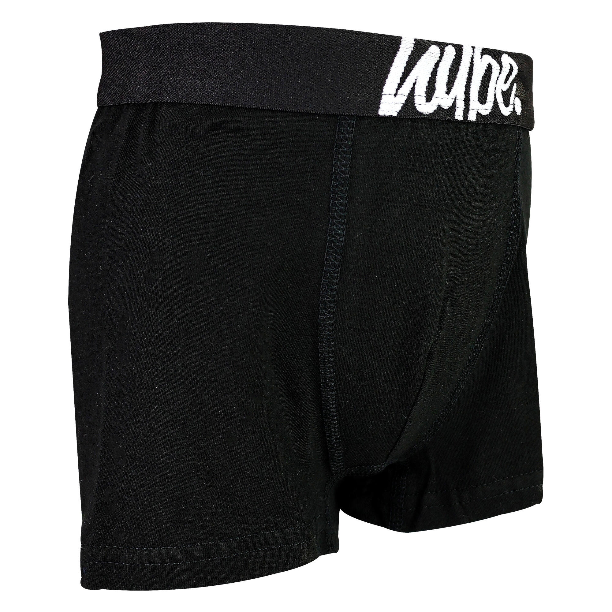 Hype - Lot de 5 Boxers Garçon Noir Coton Confort 4/5