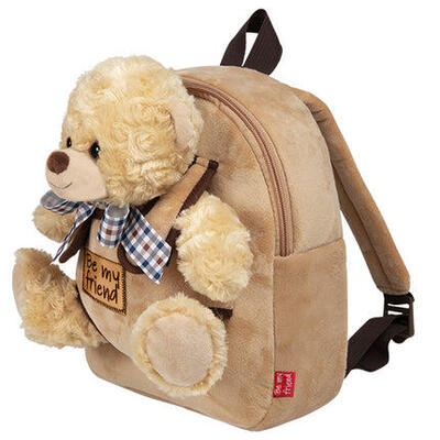 Zaino Morbido con Peluche Coniglietto Bianco