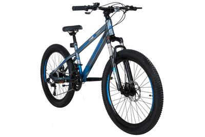Bicicletta per bambini Davi Terrano Pro 24" 130-160 cm 21 velocità Grigio/Blu