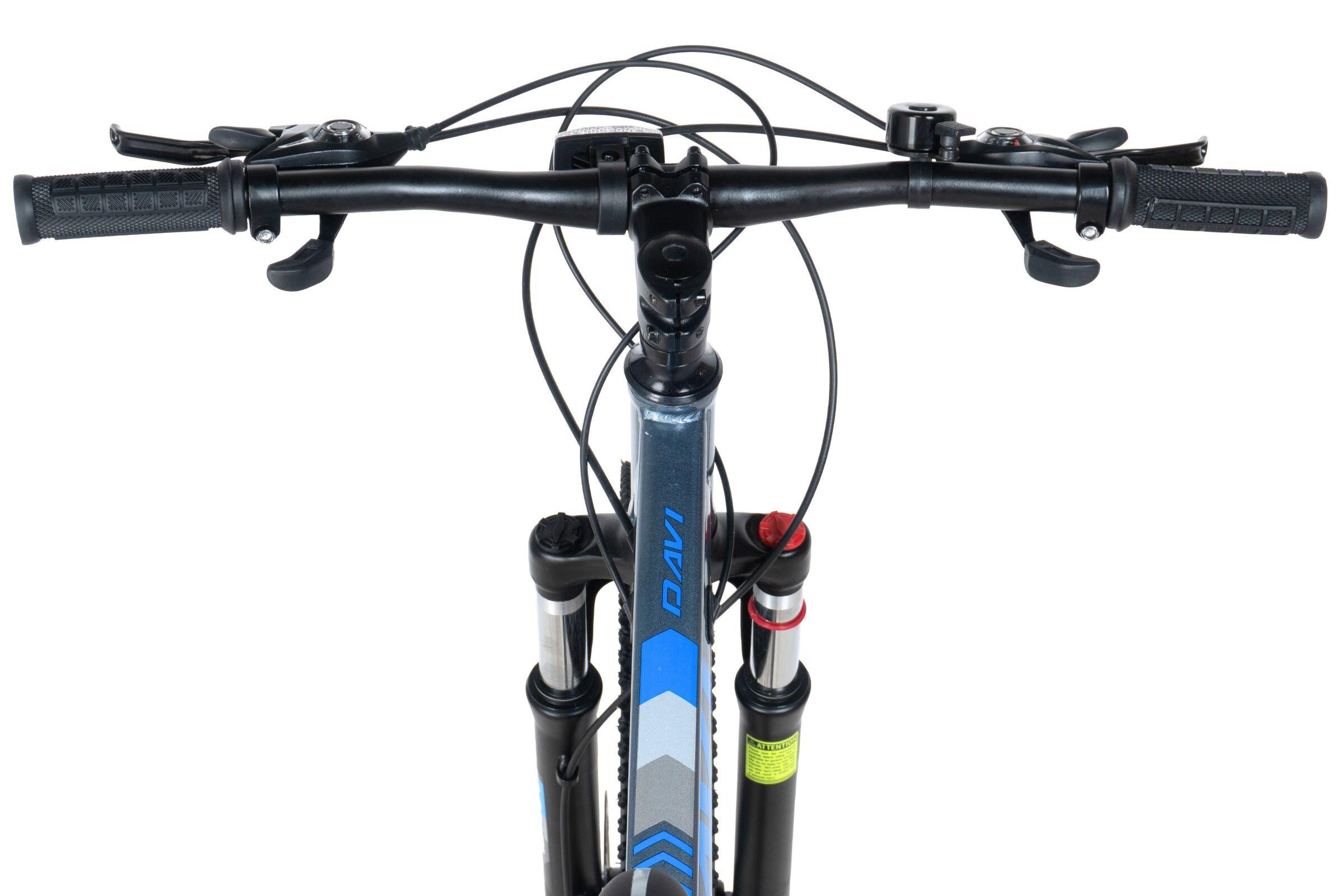 Vélo enfant Davi Terrano Pro 24", 130-160 cm, 21 vitesses, Gris/Bleu 5/6