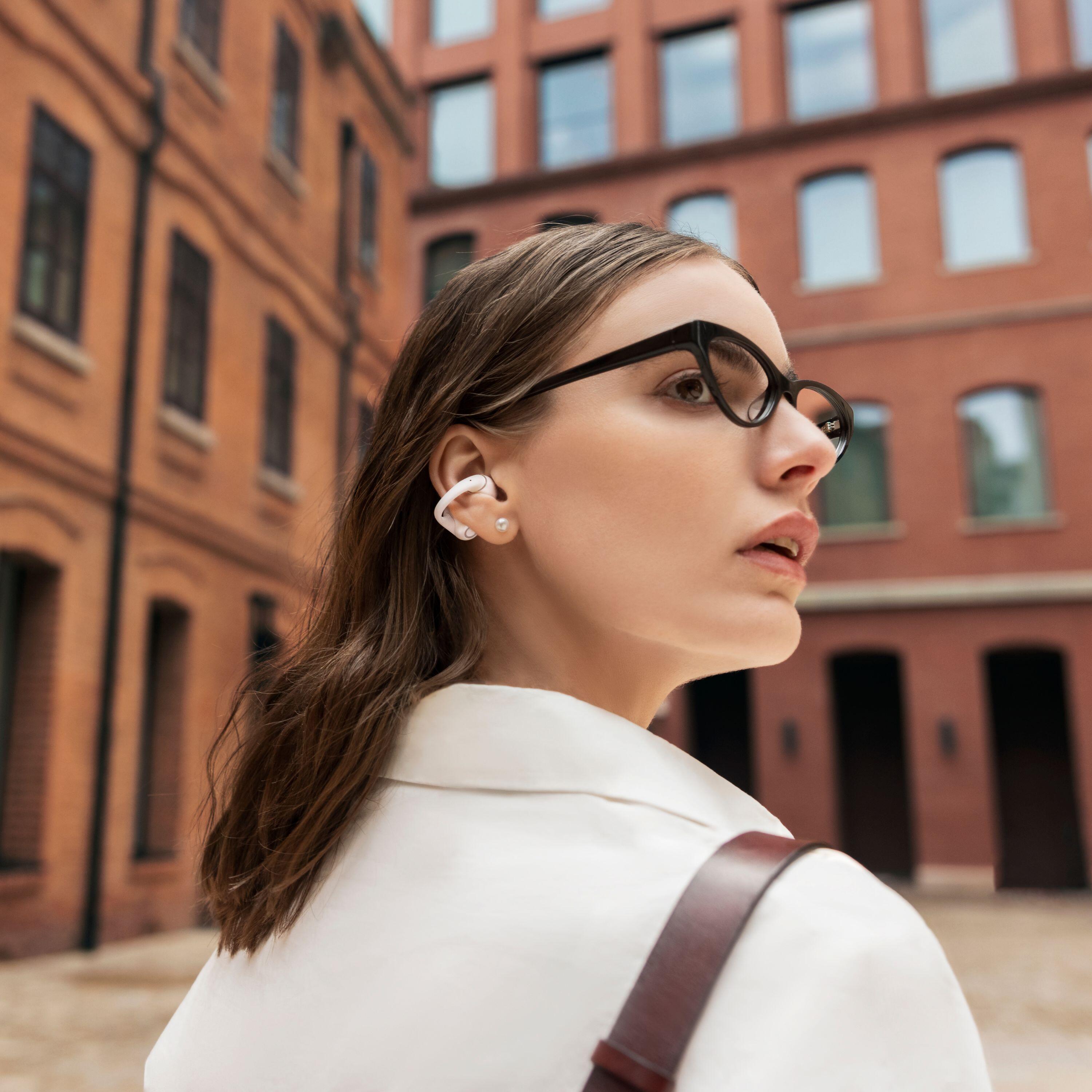 Écouteurs Bluetooth sport oreilles libres OpenDots 2 Blanc 3/7