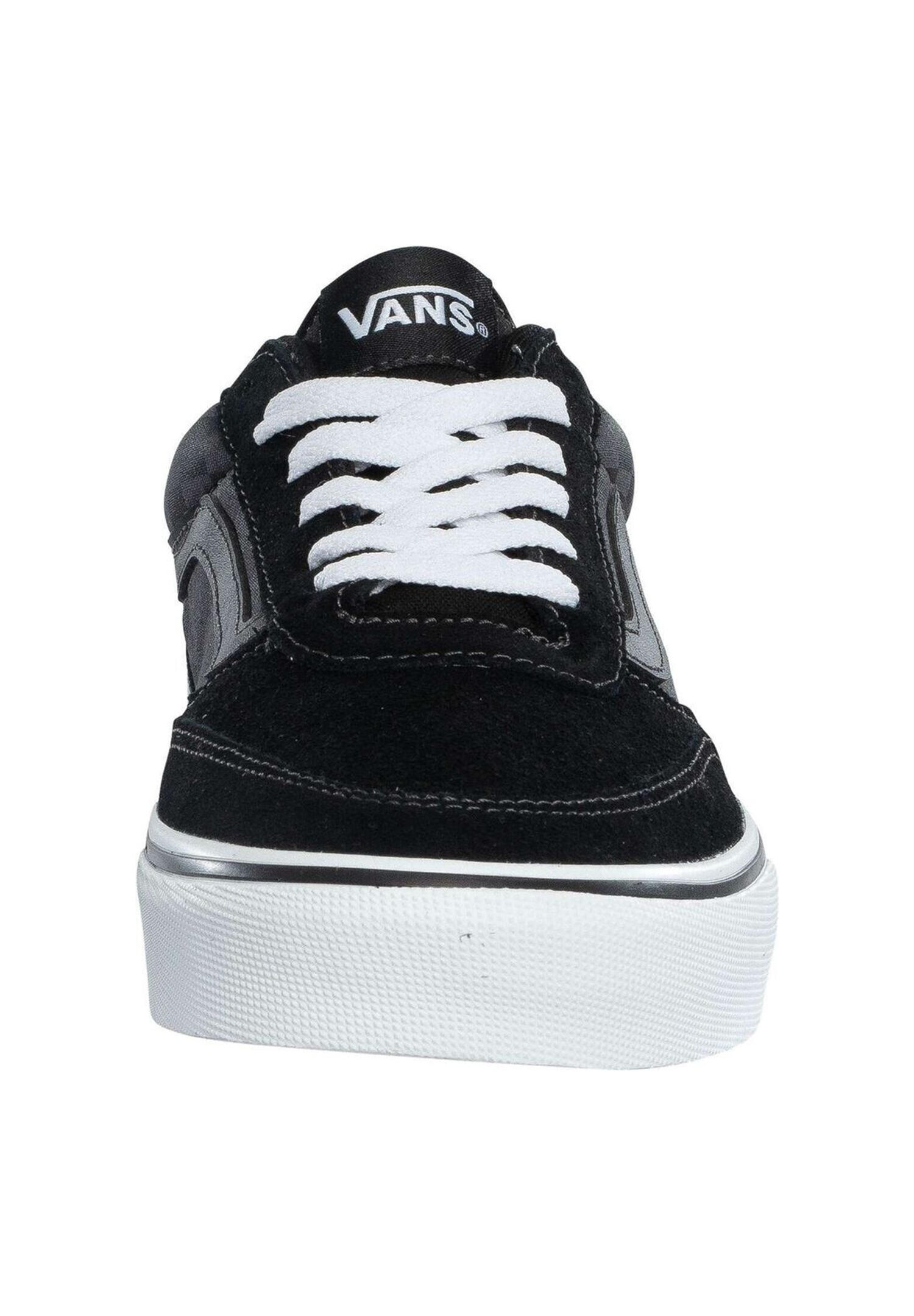 VANS Unisex Brooklyn Ls Sneaker Halbschuh Textil VN000D7QKOU  Black/Asphalt 2/7