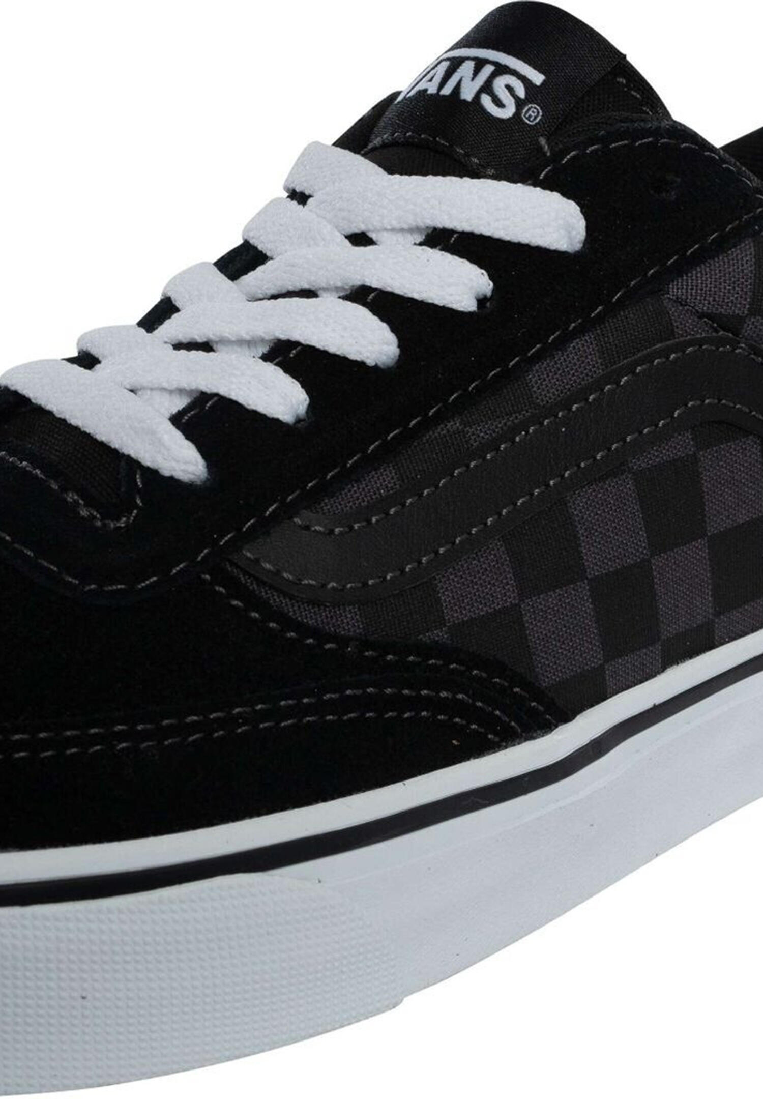 VANS Unisex Brooklyn Ls Sneaker Halbschuh Textil VN000D7QKOU  Black/Asphalt 5/7