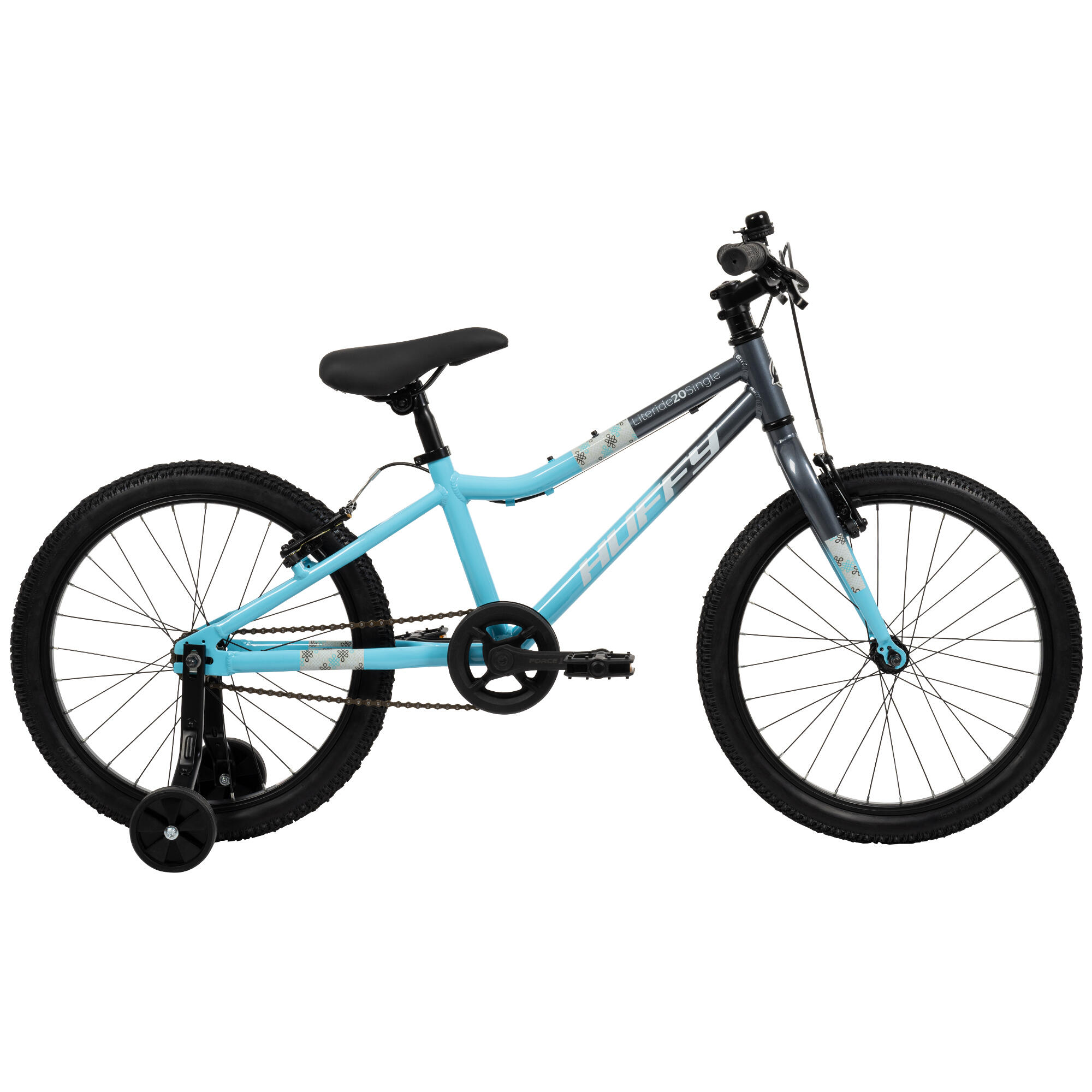 Vélo Huffy Literide 20 pouces à vitesse unique, bleu et gris, 7 à 9 ans 2/7