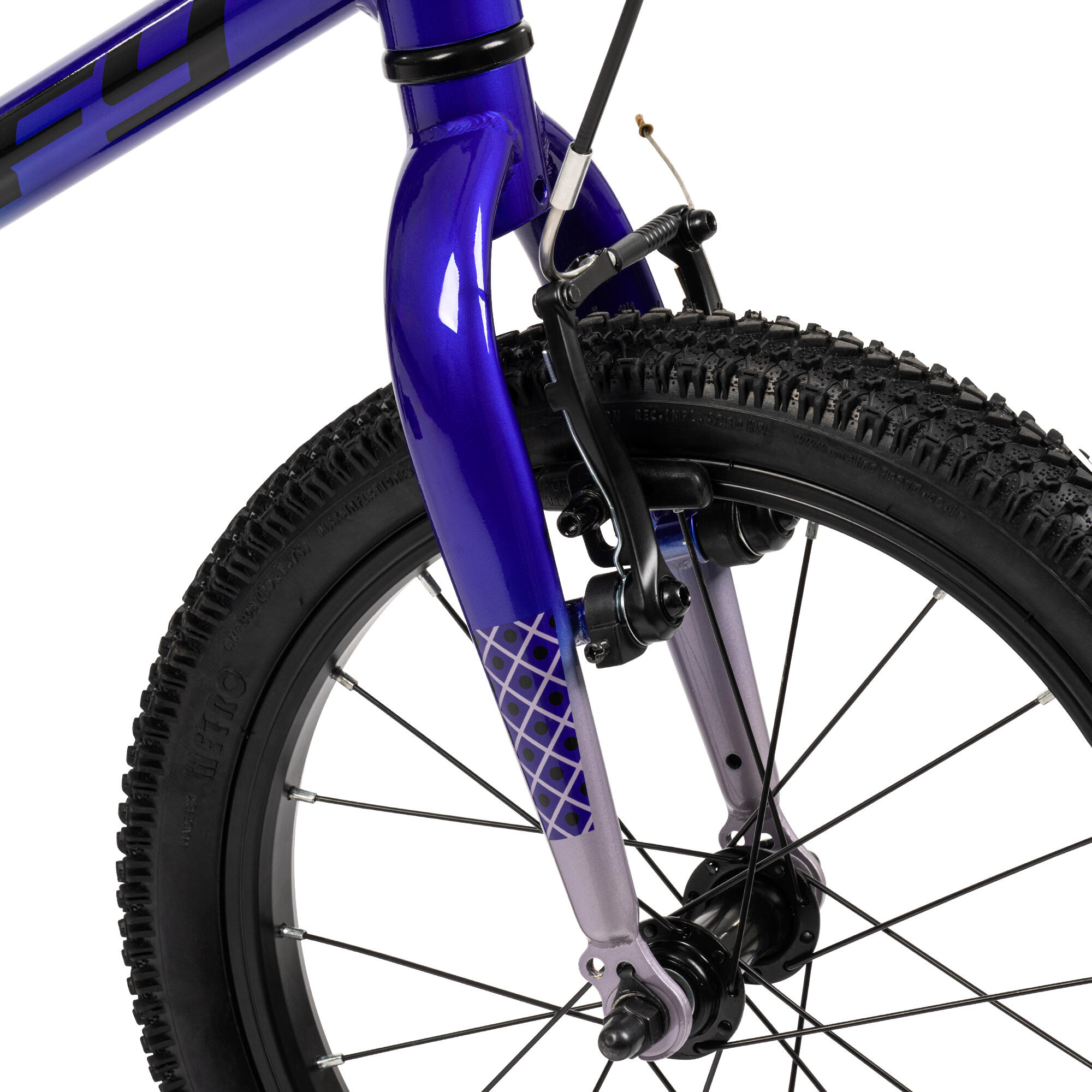 Huffy 16-inch Literide-fiets, paars, voor kinderen van 4 tot 6 jaar 4/7