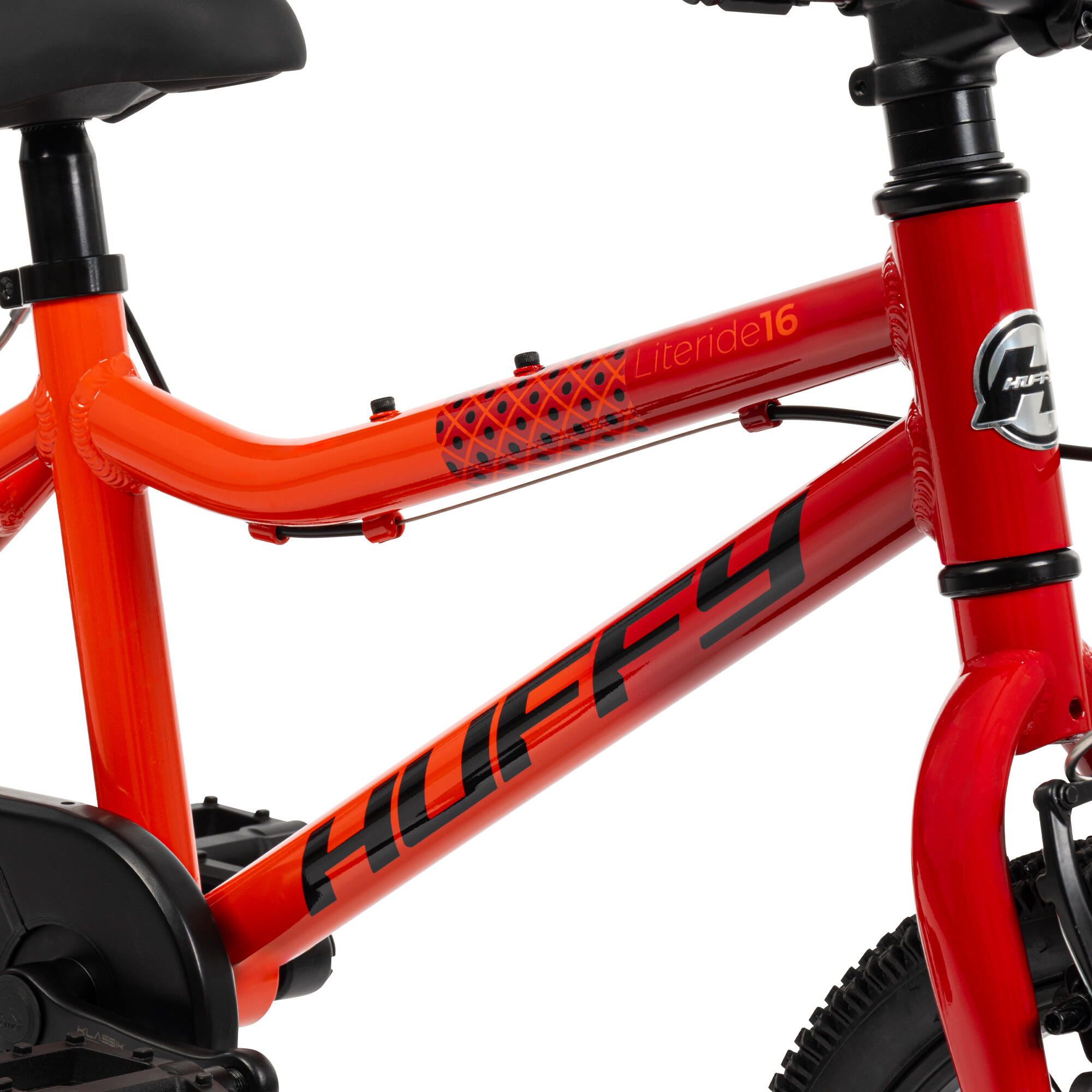 Huffy 16-inch Literide-fiets, rood, voor kinderen van 4 tot 6 jaar 6/7
