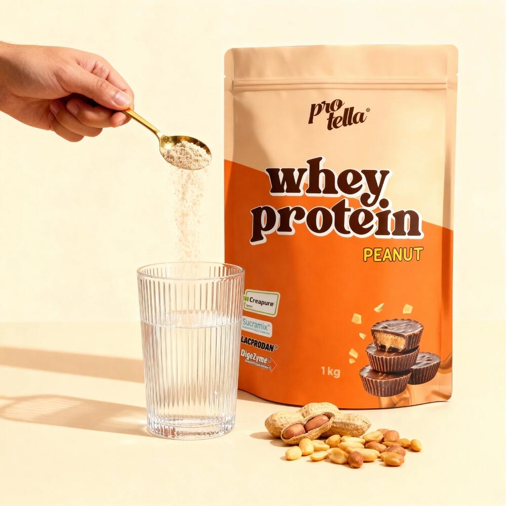 Whey Protein con Creapure Sabor Peanut 1KG Protella 2/5