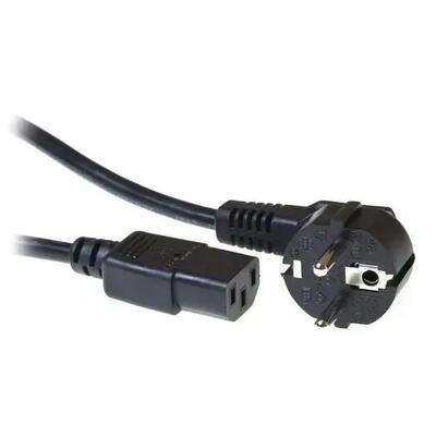 Act 1,5 m voedingskabel schuko haaks (cee 7/7) naar iec c13, zwart