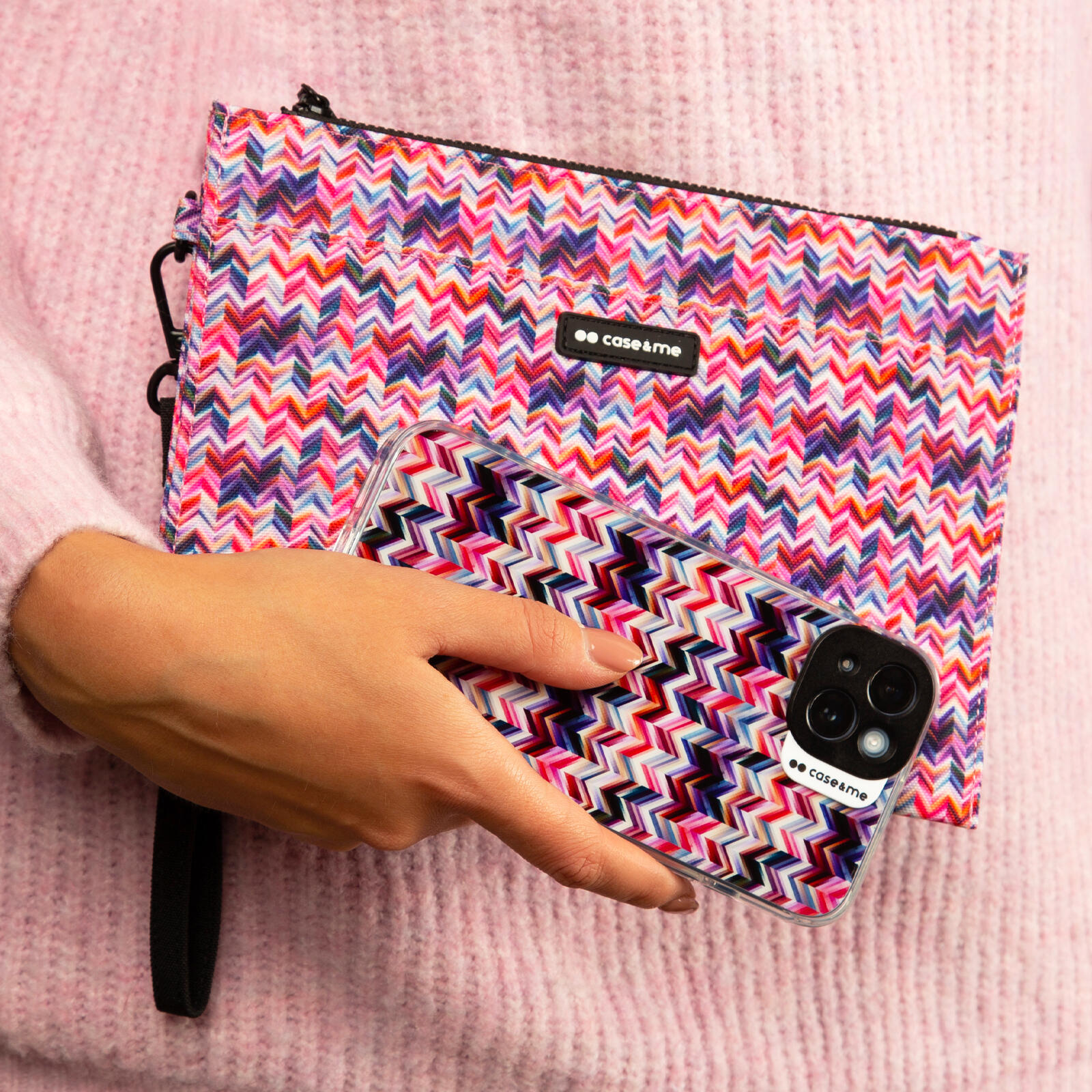 Sac zippé avec sangle 5/6