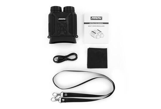 Arrow - Jumelles Vision Nocturne - Photo & Vidéo - Rechargeables - Noir