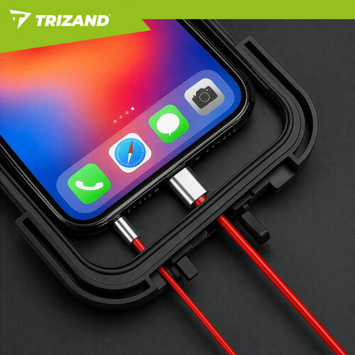 Suport de telefon cu husa impermeabila, reglare 360°, securitate magnetica