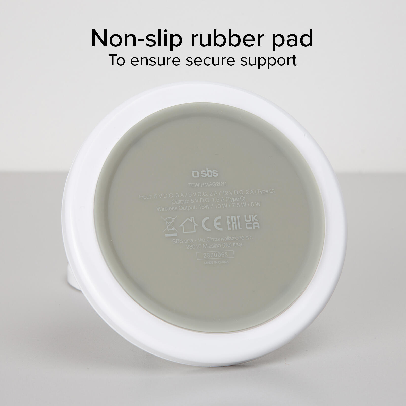 Stazione ricarica wireless 2 in 1 per iPhone, Android, AirPods, auricolari TWS 6/7