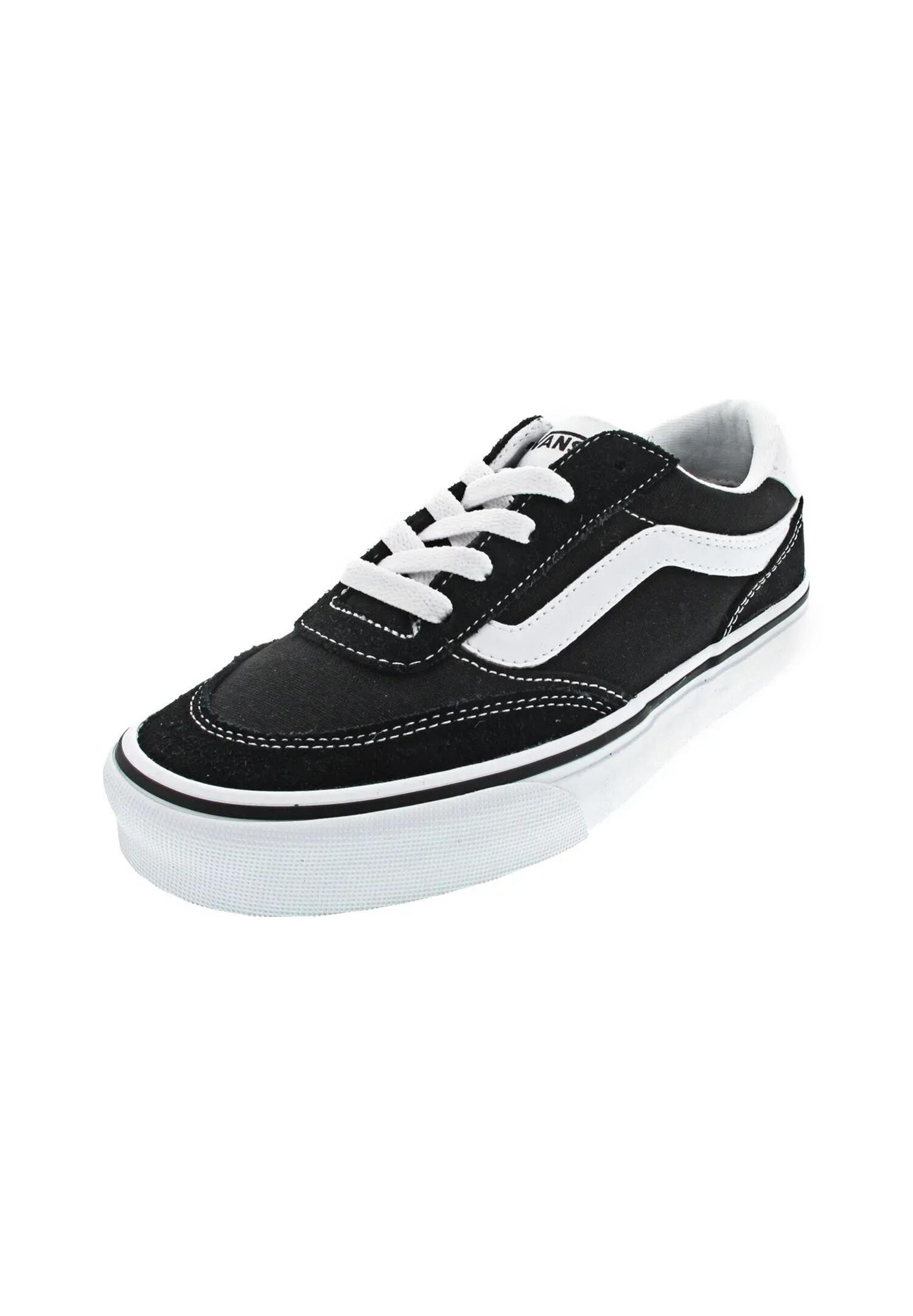 VANS Kinder Brooklyn LS Sneaker Halbschuh Low Top VN000DBBWBA21 Schwarz 1/3