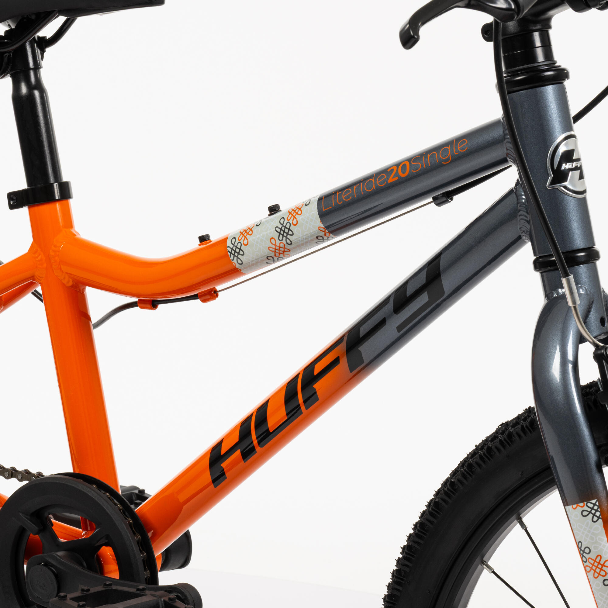 Huffy 20 inch Literide fiets, oranje en grijs, voor 7 tot 9 jaar 4/7