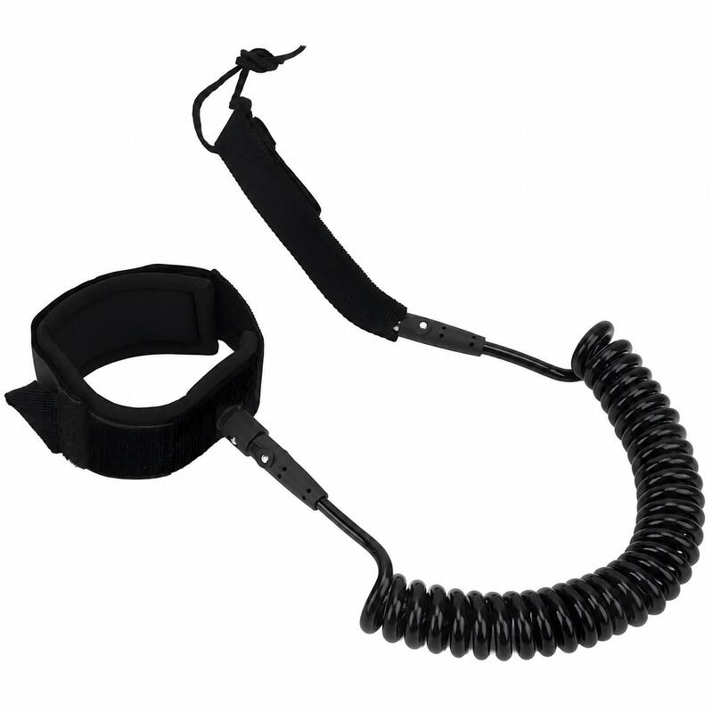 Cordon siguranta pentru placa SUP, leash reglabil pana la 3.3 m, anti-incurcare