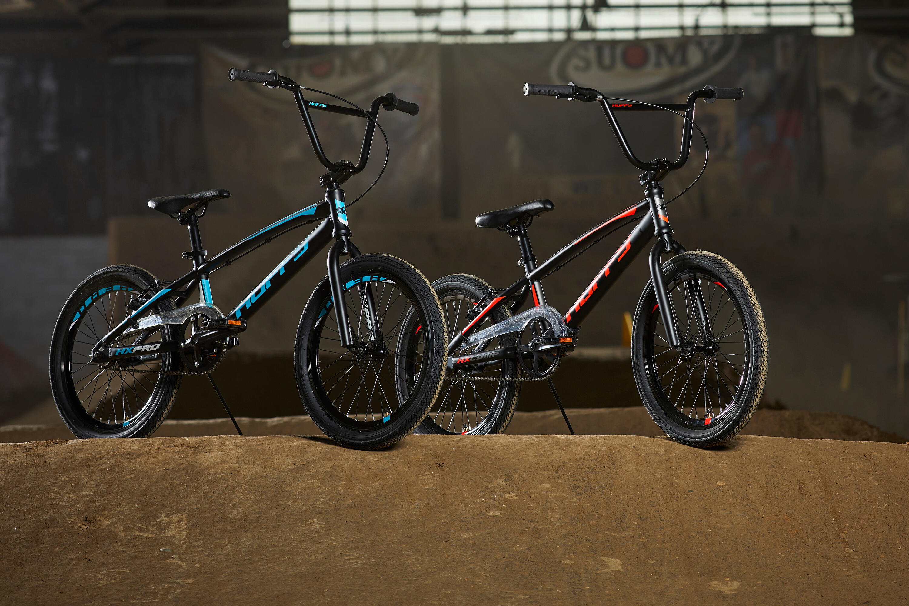 HX Pro 20-inch aluminium BMX-racefiets, zwart en blauw 7/7
