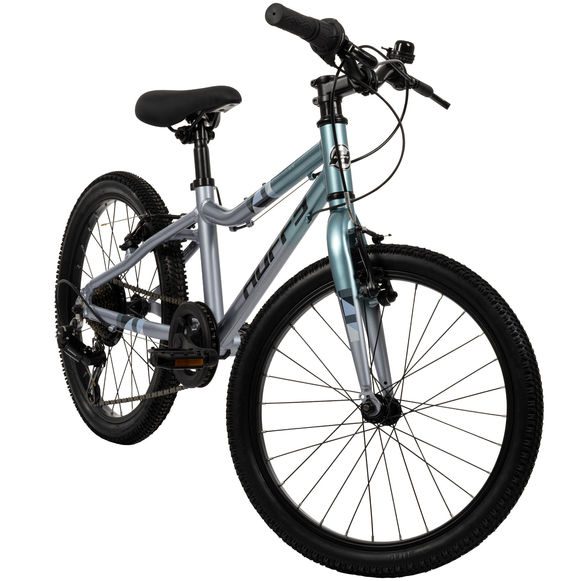 Huffy 20-Zoll Literide 7 Gang Rad, himmelblau und grau, für 7- bis 9-Jährige 10/11