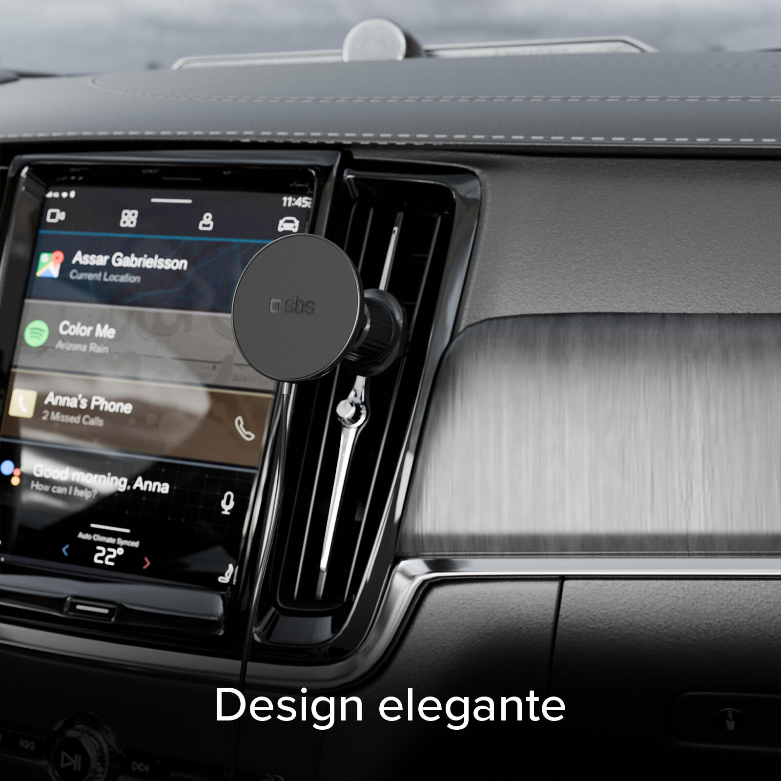 Support voiture pour smartphones et iPhone, compatible avec MagSafe 7/7