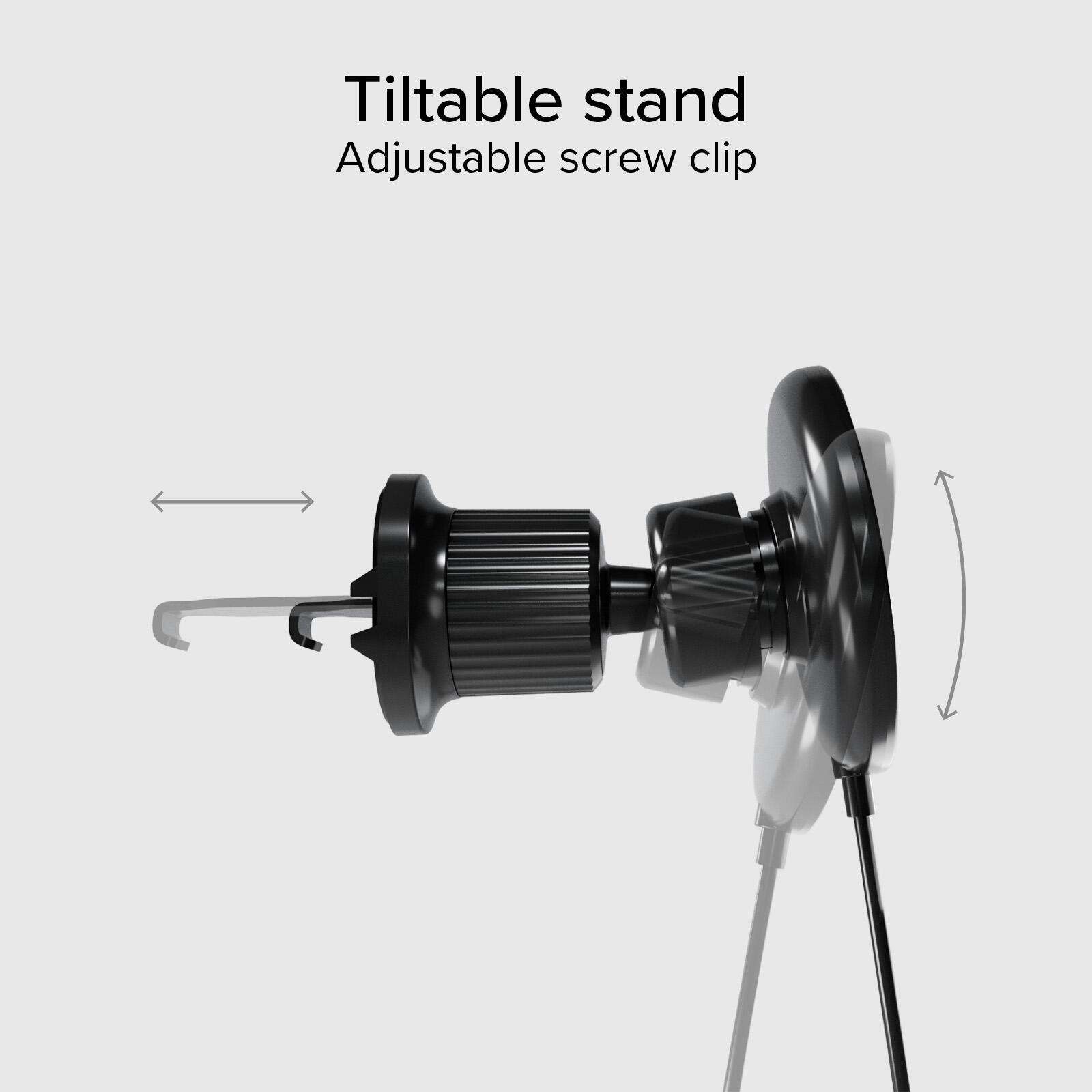 Support voiture pour smartphones et iPhone, compatible avec MagSafe 5/7