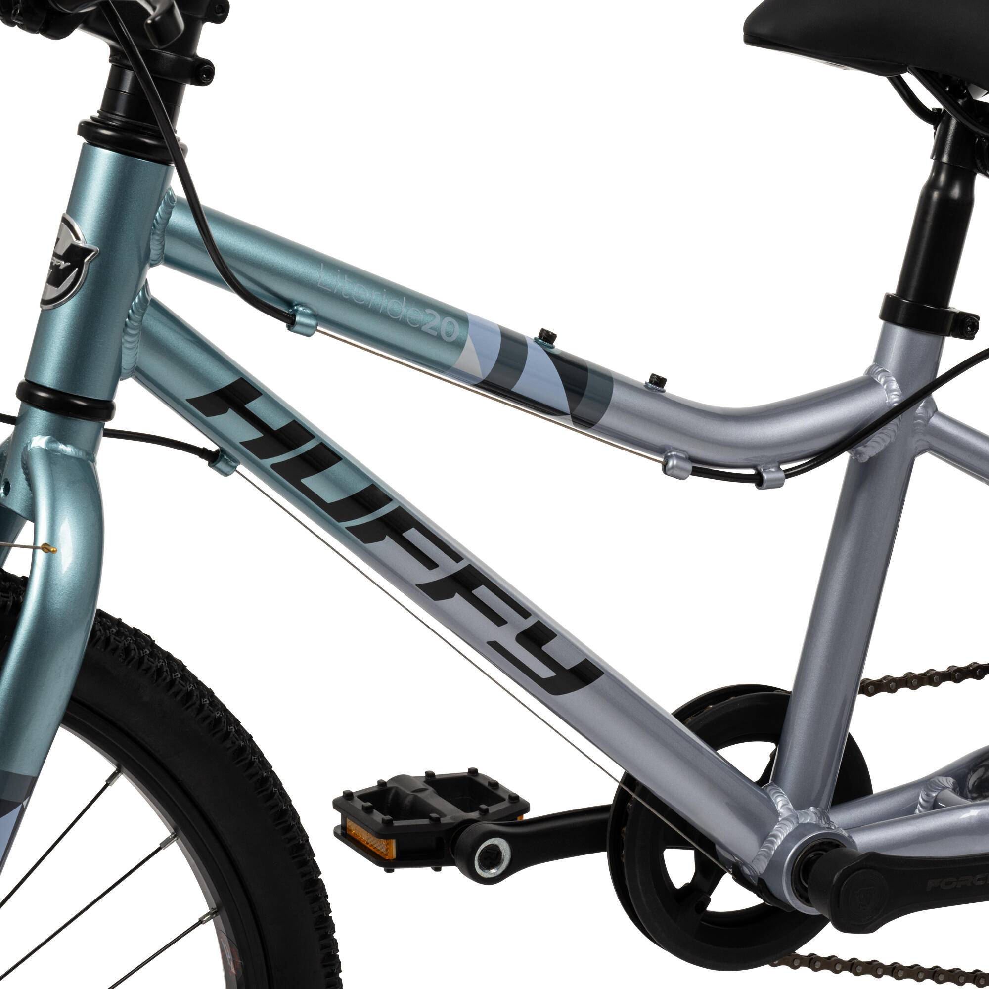 Huffy 20-inch Literide 7-versnellingen, hemelsblauw en grijs, 7 tot 9 jaar 5/7