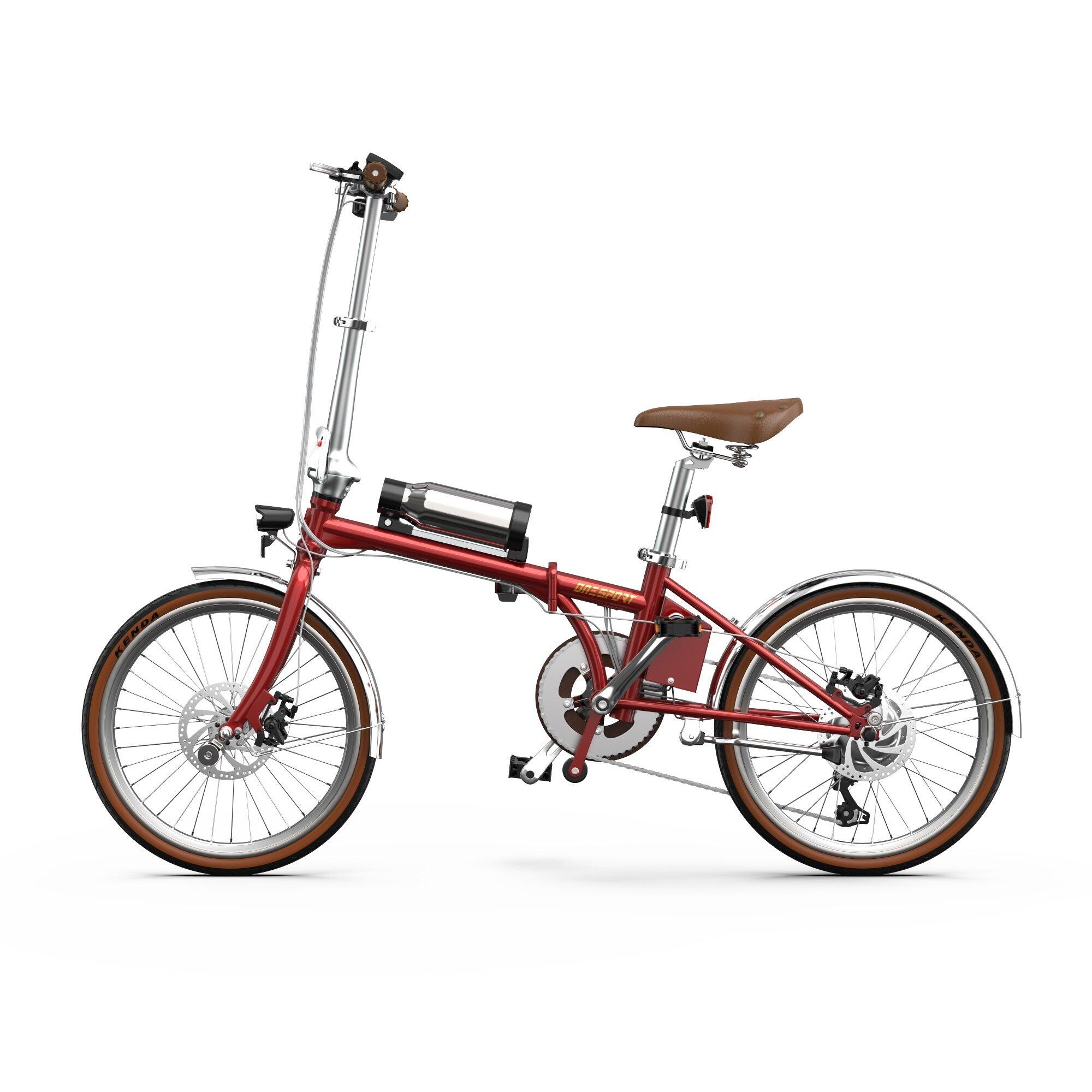 OT02 PRO bicicleta elétrica dobrável 20", motor 250W, Shimano 7 veloc., ecrã LCD 3/7