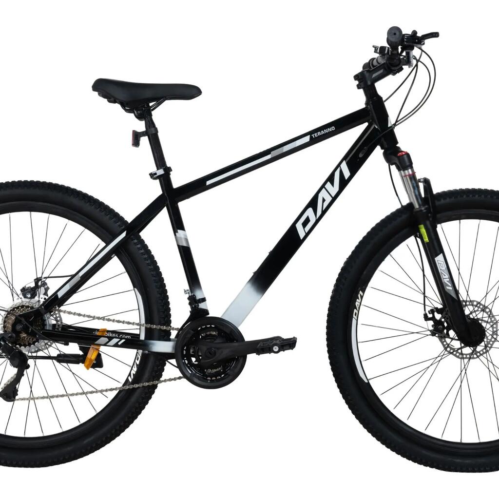 MTB bicycle Davi Terrano 29", 170-195 cm, 21 speeds, Black/White