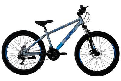 Bicicletta MTB Davi Terrano 26" 145-170 cm 21 velocità Grigio/Blu