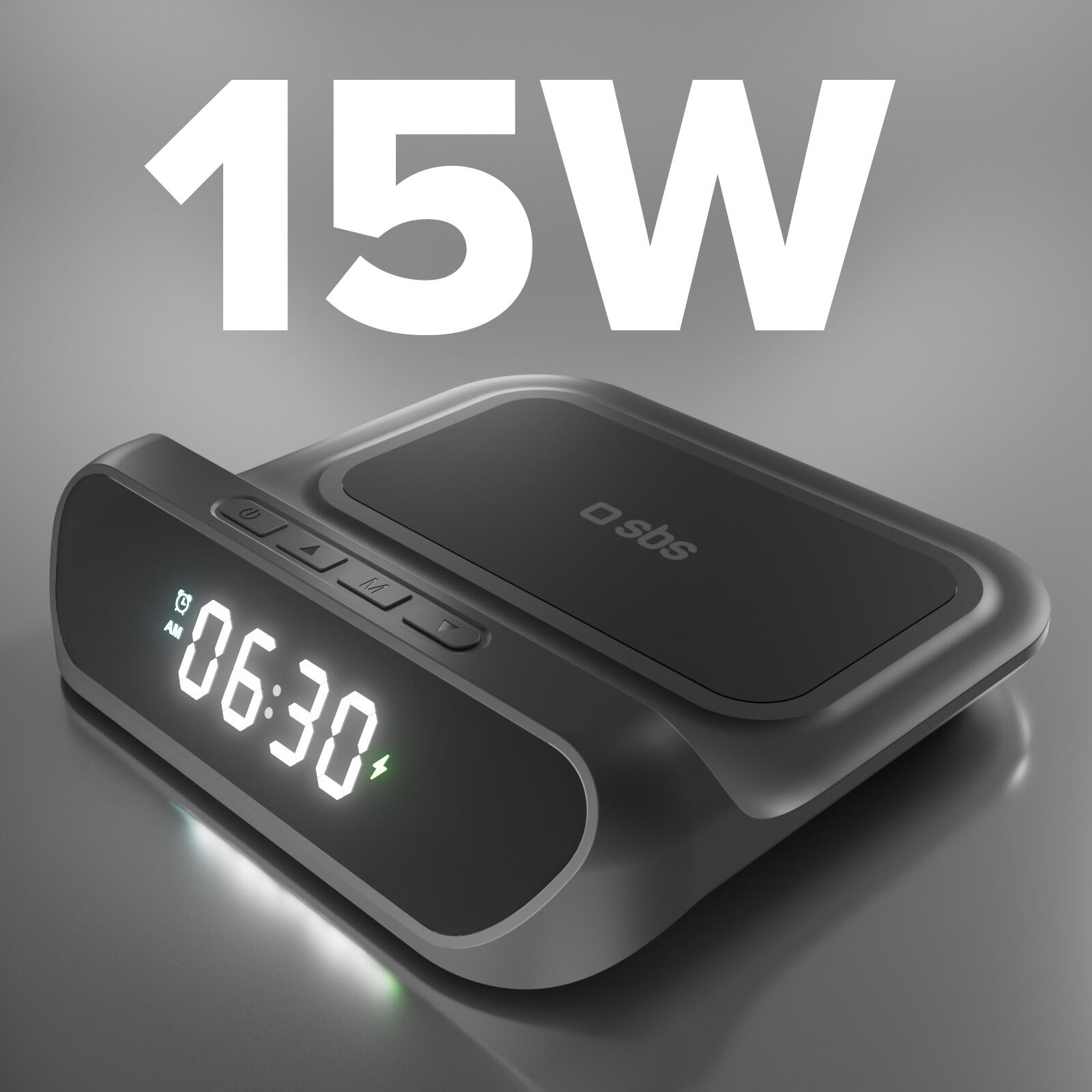 Sveglia 2 in 1 con Ricarica Wireless 2/7