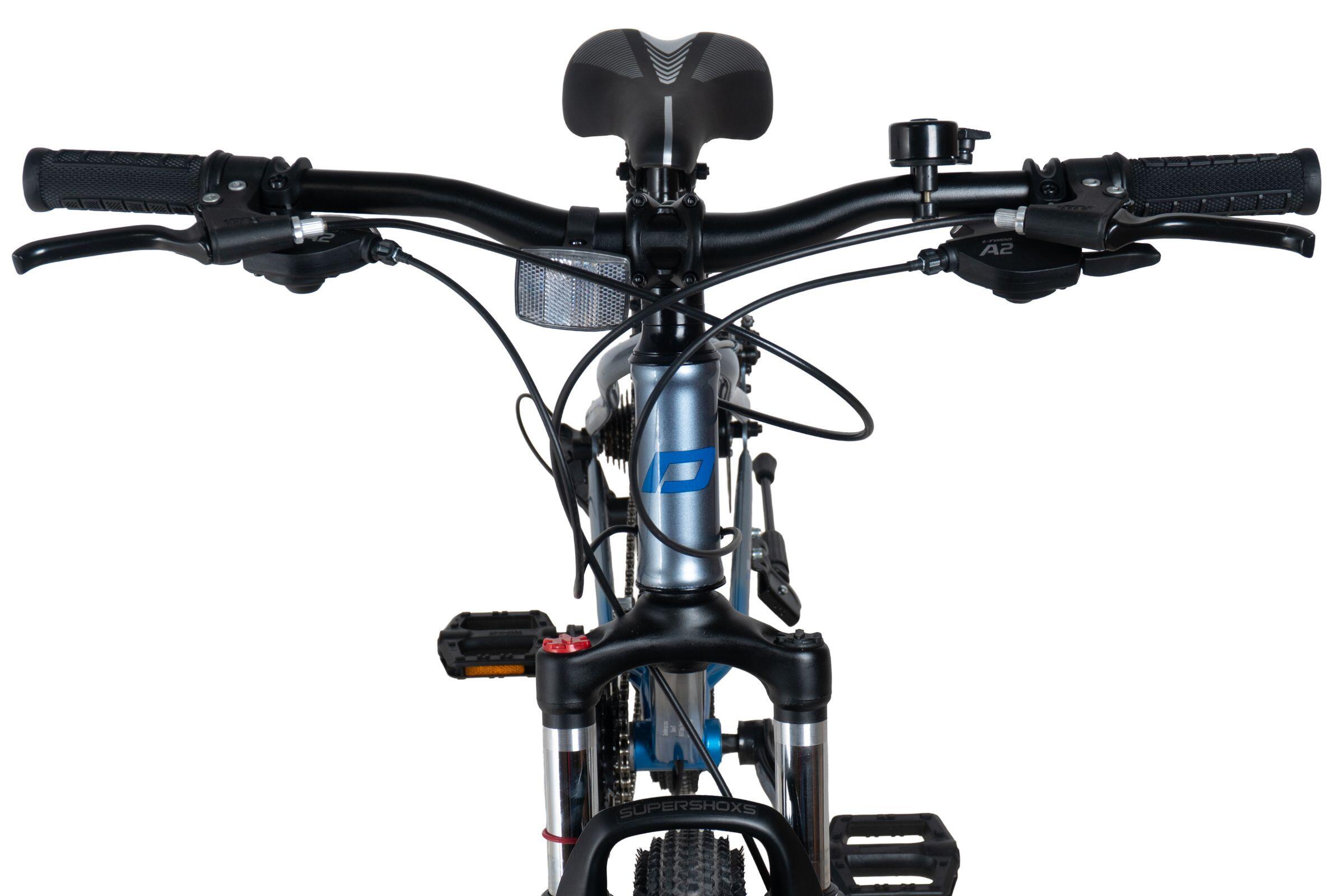 Vélo VTT Davi Terrano 26", 145-170 cm, 21 vitesses, Gris/Bleu 5/6