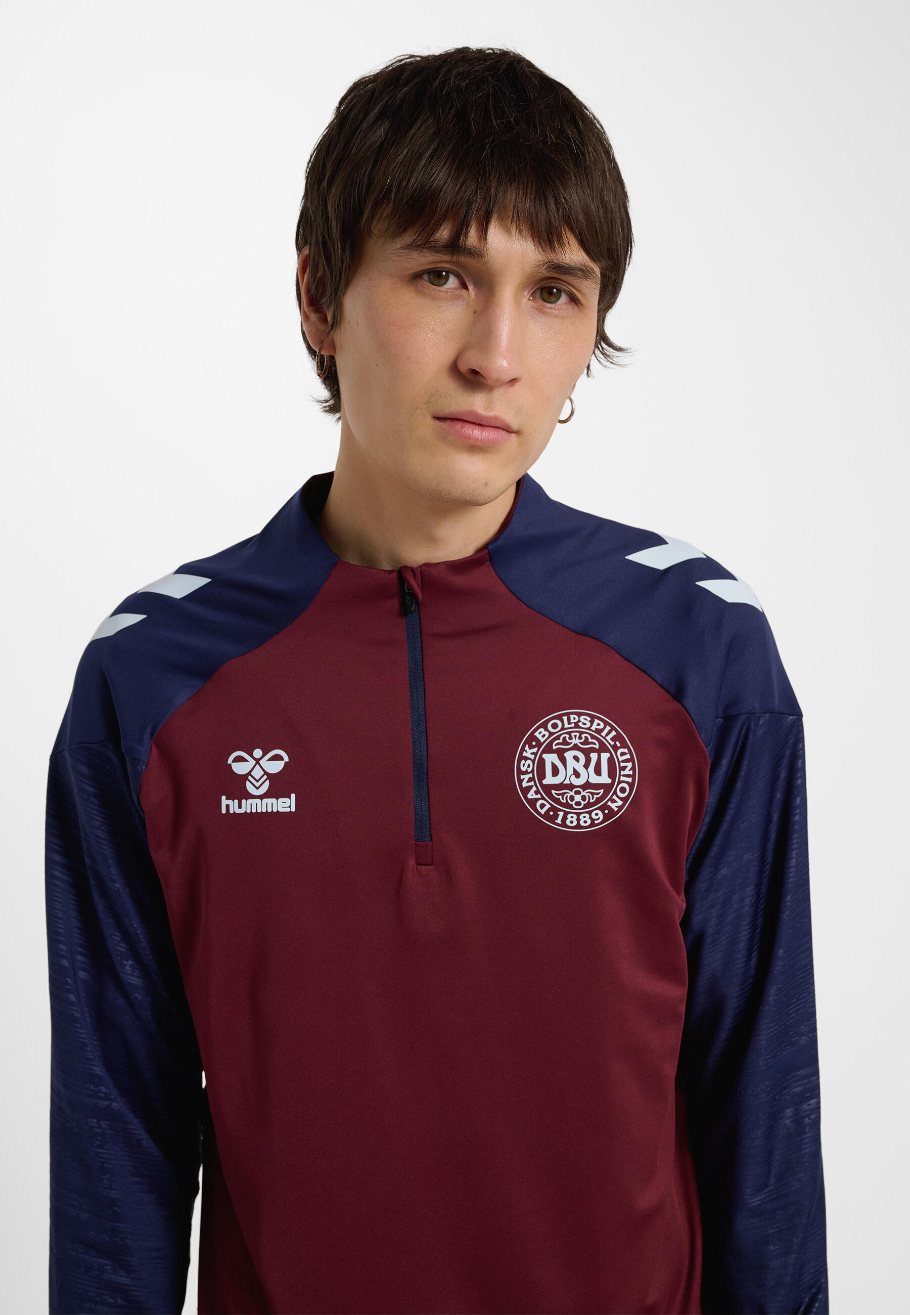 Halbreißverschluss Sweatshirt Daumenlöcher Dbu 26 Fußball Erwachsene 4/4