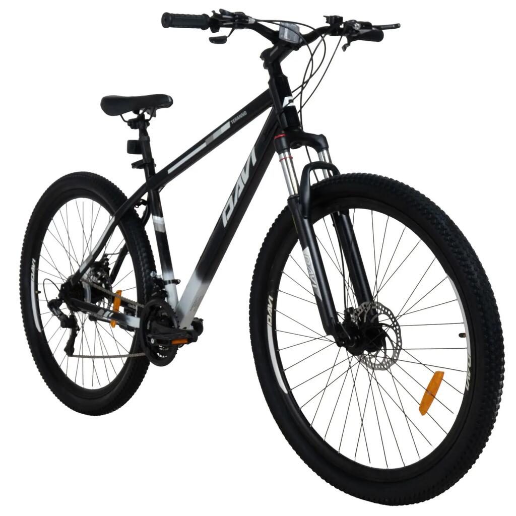 MTB bicycle Davi Terrano Pro 29", 170-195 cm, 21 speeds, Black/White